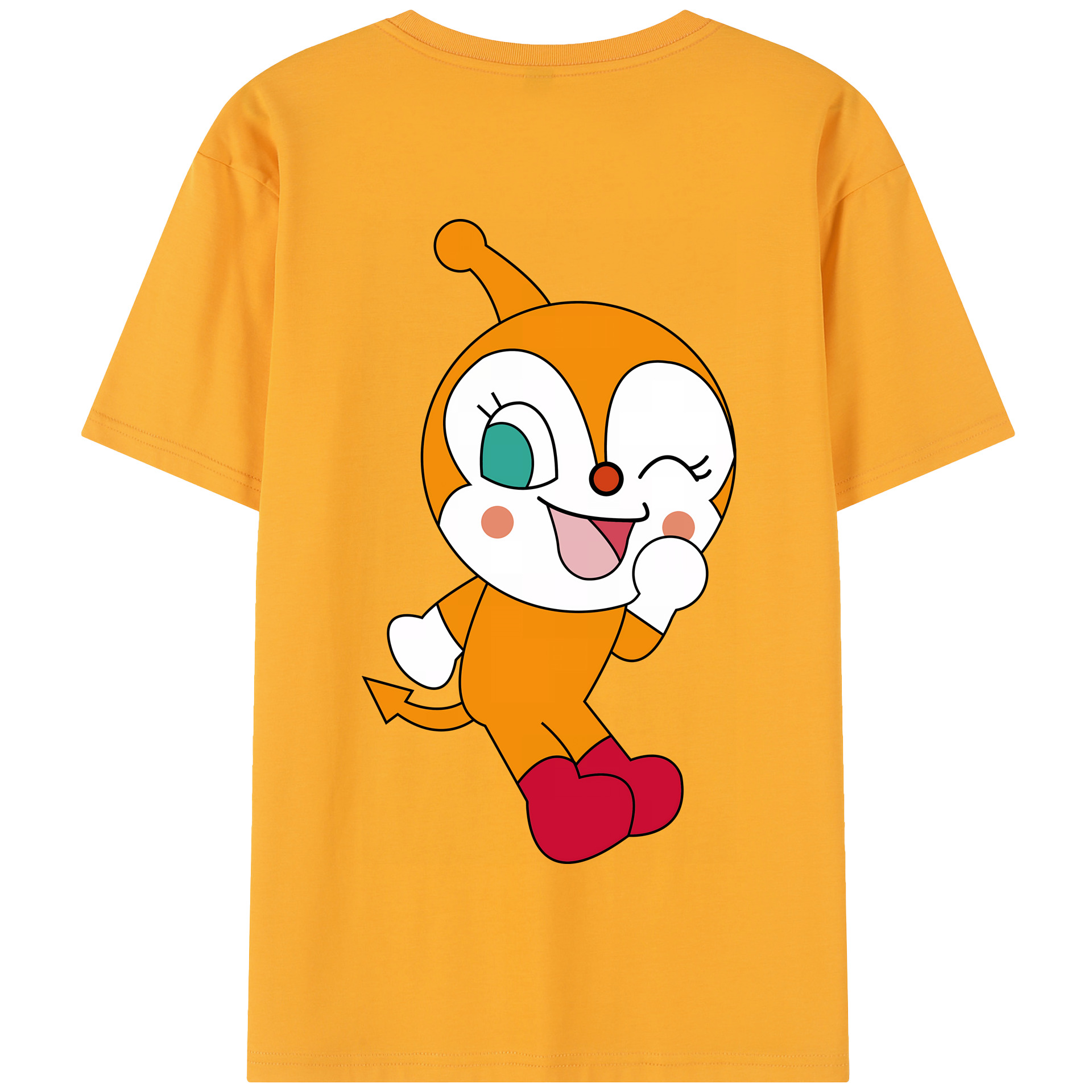 （画像用） アンパンマン Anpanman 綿100％半袖Tシャツ（背面プリント）
