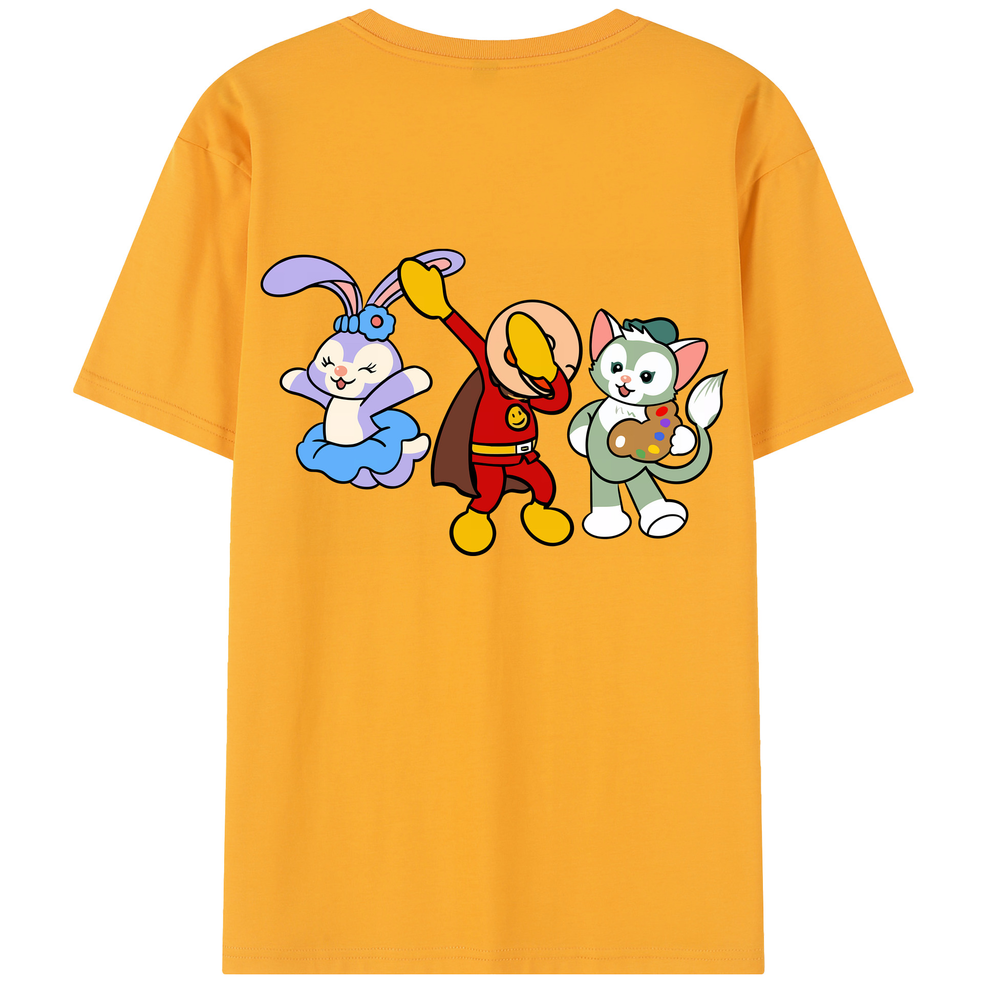 （画像用） アンパンマン Anpanman 綿100％半袖Tシャツ（背面プリント）