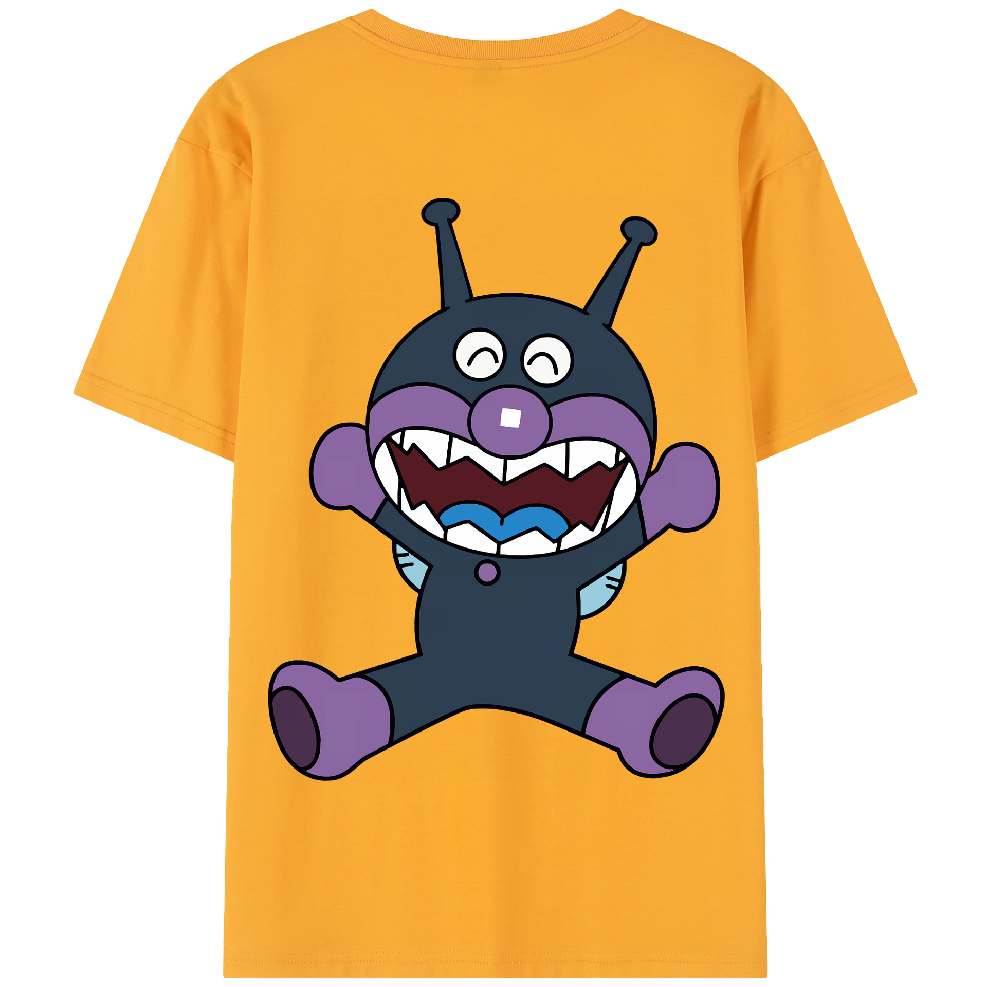（画像用） アンパンマン Anpanman 綿100％半袖Tシャツ（背面プリント）