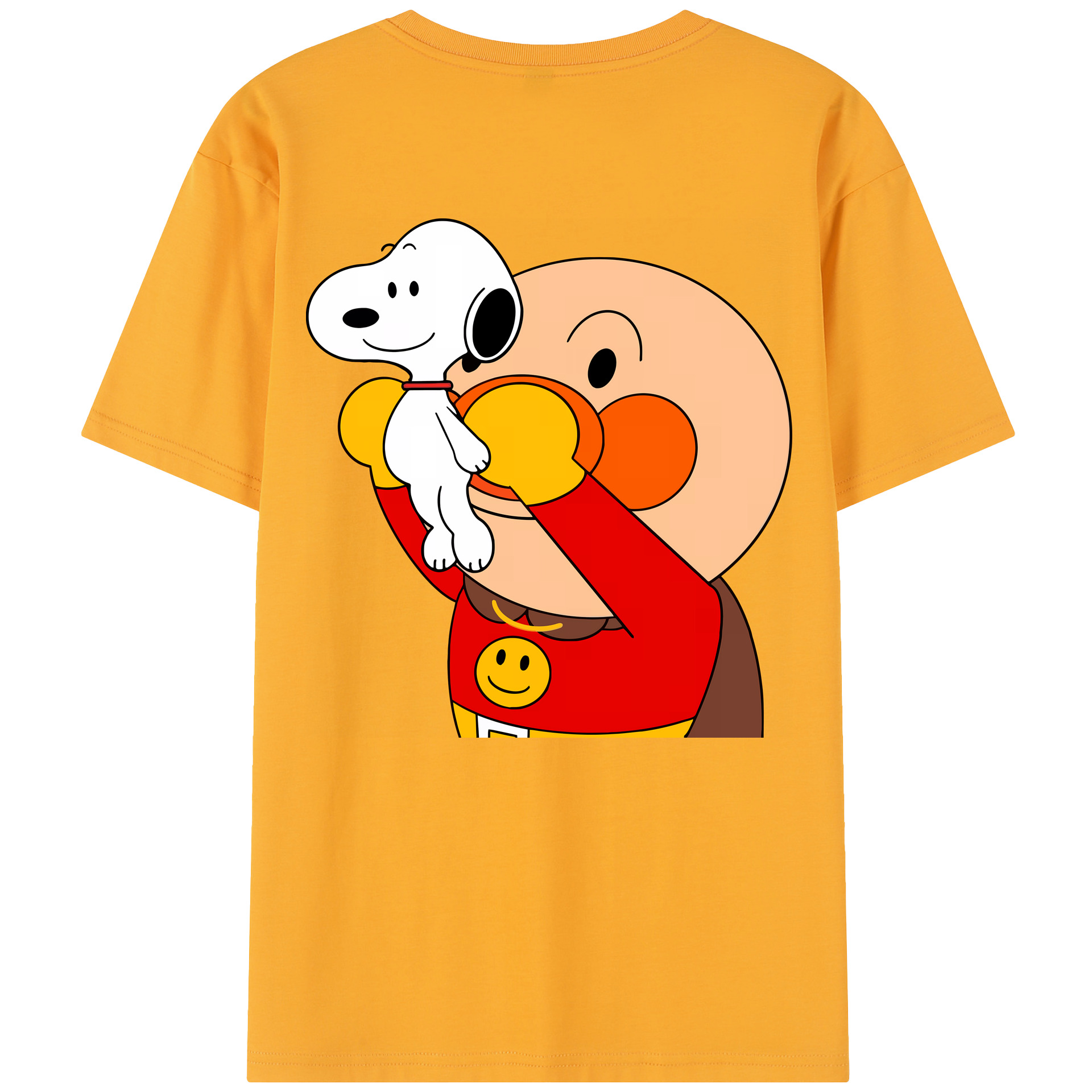 （画像用） アンパンマン Anpanman 綿100％半袖Tシャツ（背面プリント）