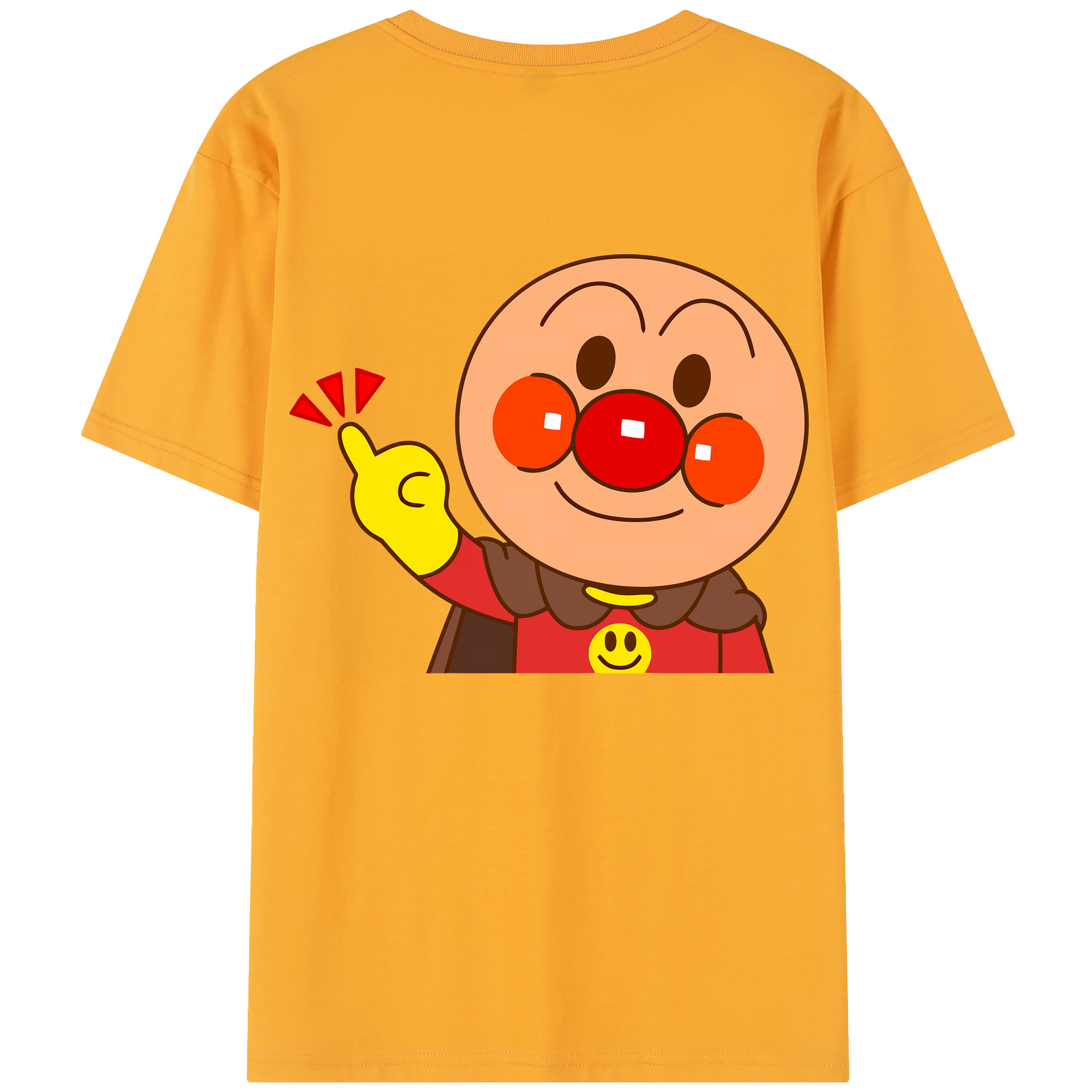 （画像用） アンパンマン Anpanman 綿100％半袖Tシャツ（背面プリント）