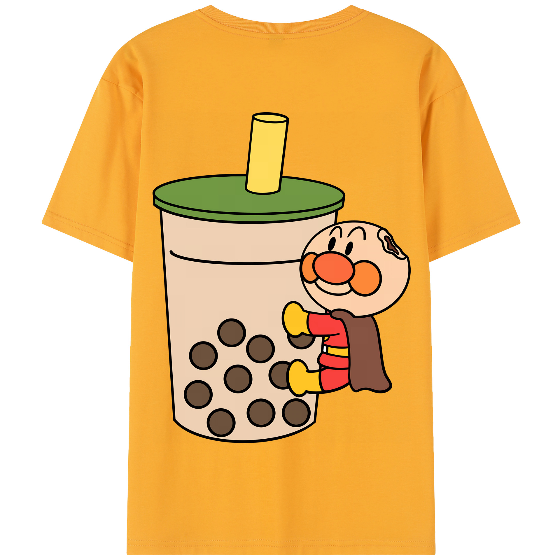 （画像用） アンパンマン Anpanman 綿100％半袖Tシャツ（背面プリント）