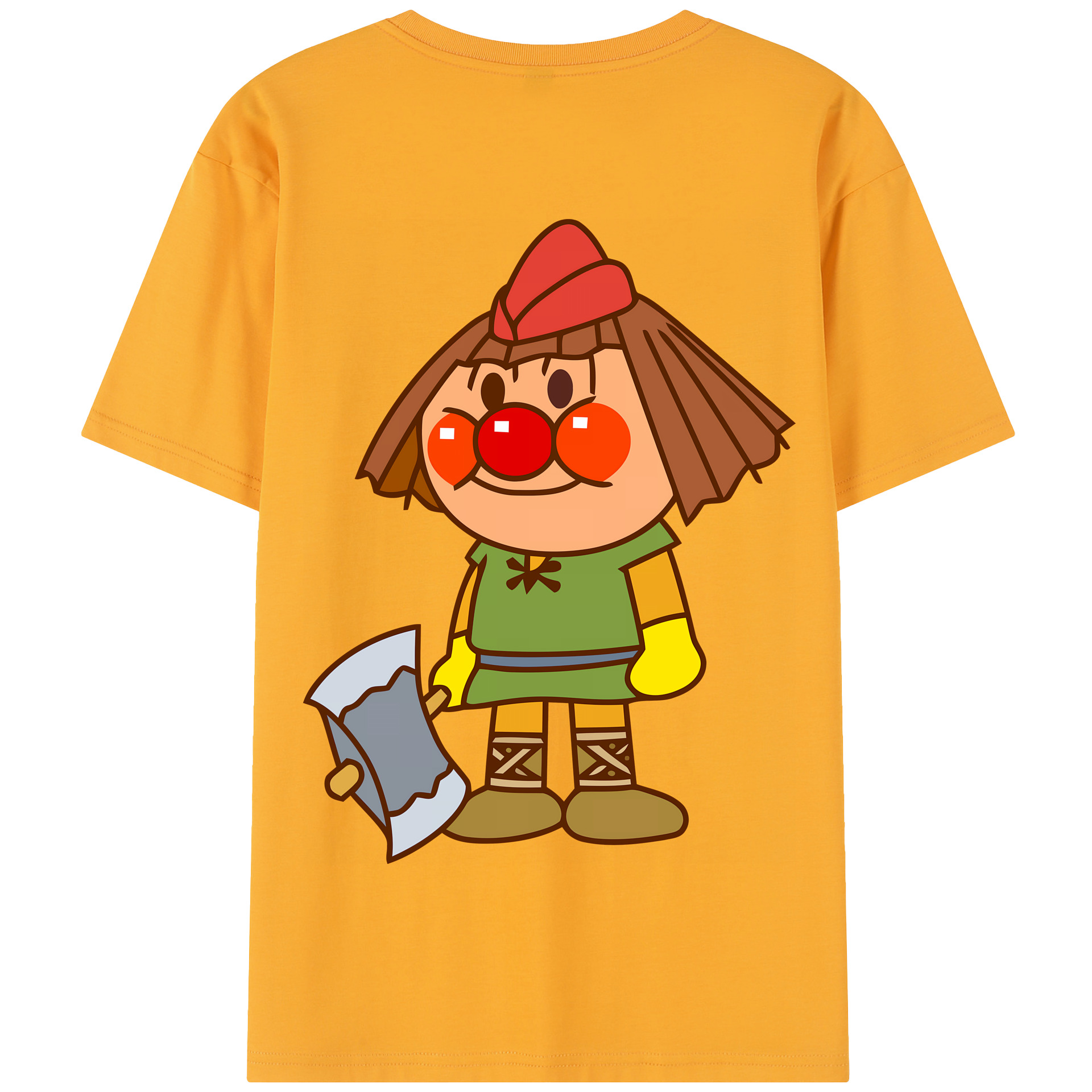 （画像用） アンパンマン Anpanman 綿100％半袖Tシャツ（背面プリント）