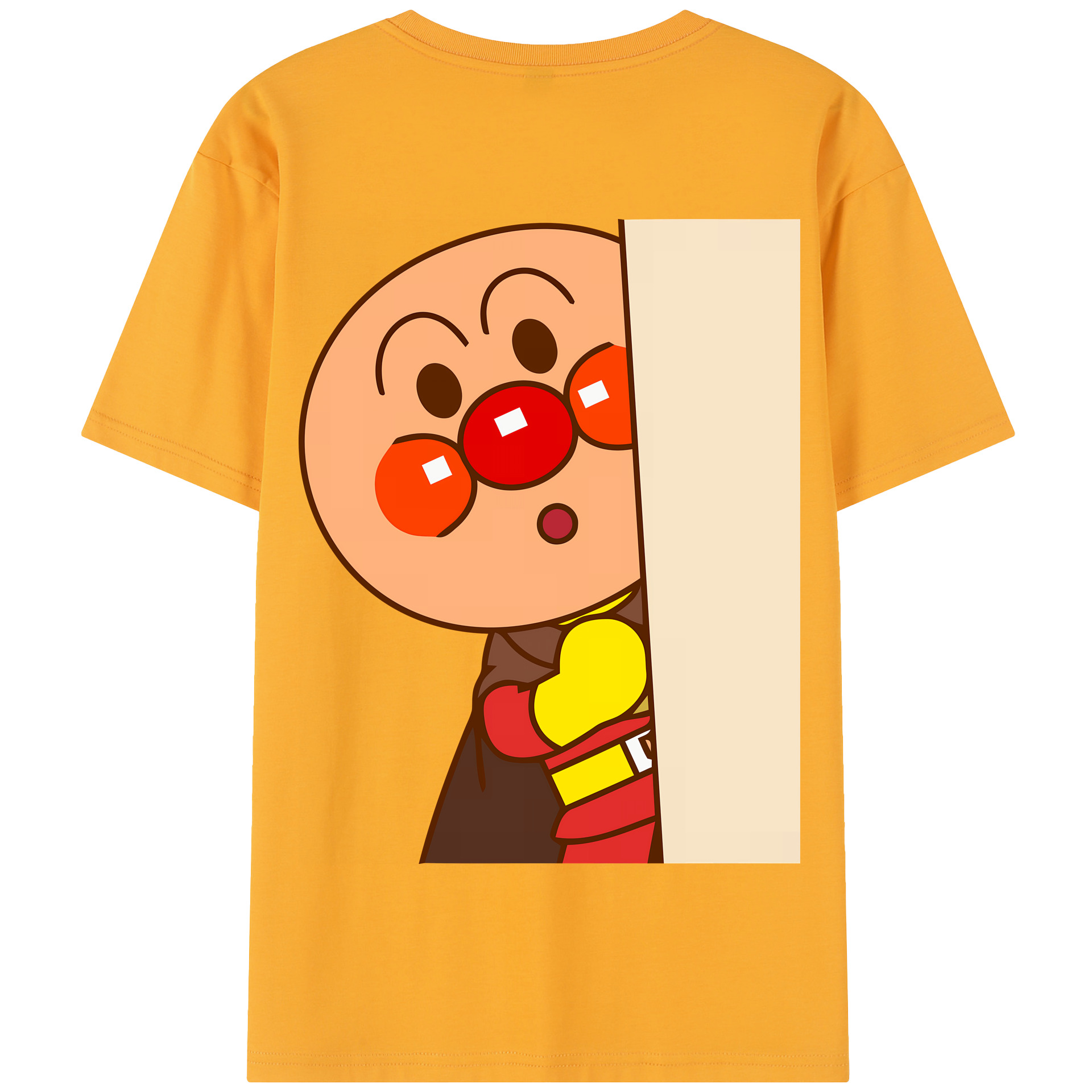 （画像用） アンパンマン Anpanman 綿100％半袖Tシャツ（背面プリント）