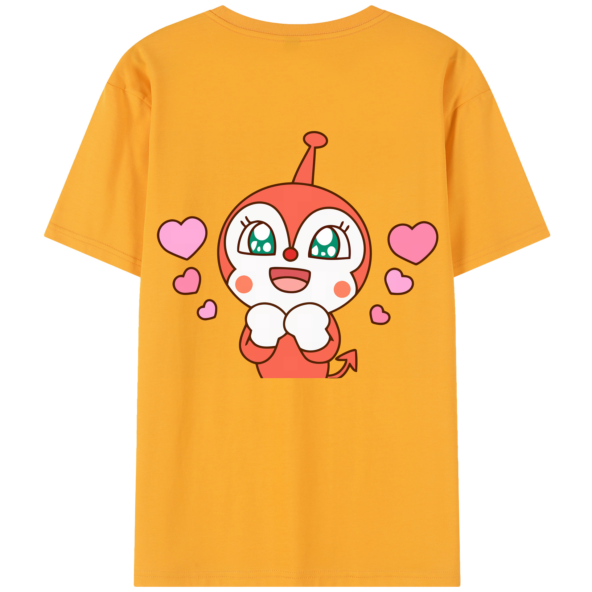 （画像用） アンパンマン Anpanman 綿100％半袖Tシャツ（背面プリント）