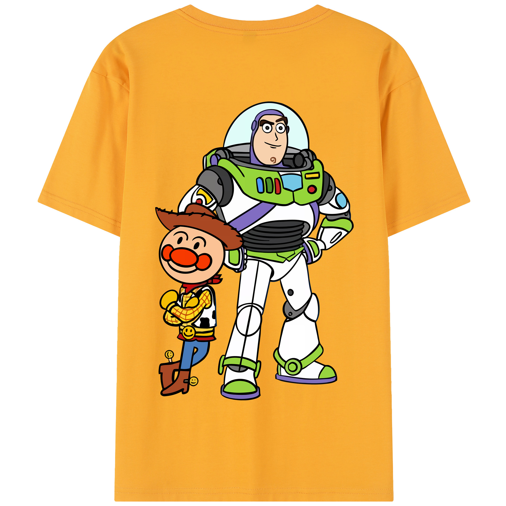 （画像用） アンパンマン Anpanman 綿100％半袖Tシャツ（背面プリント）