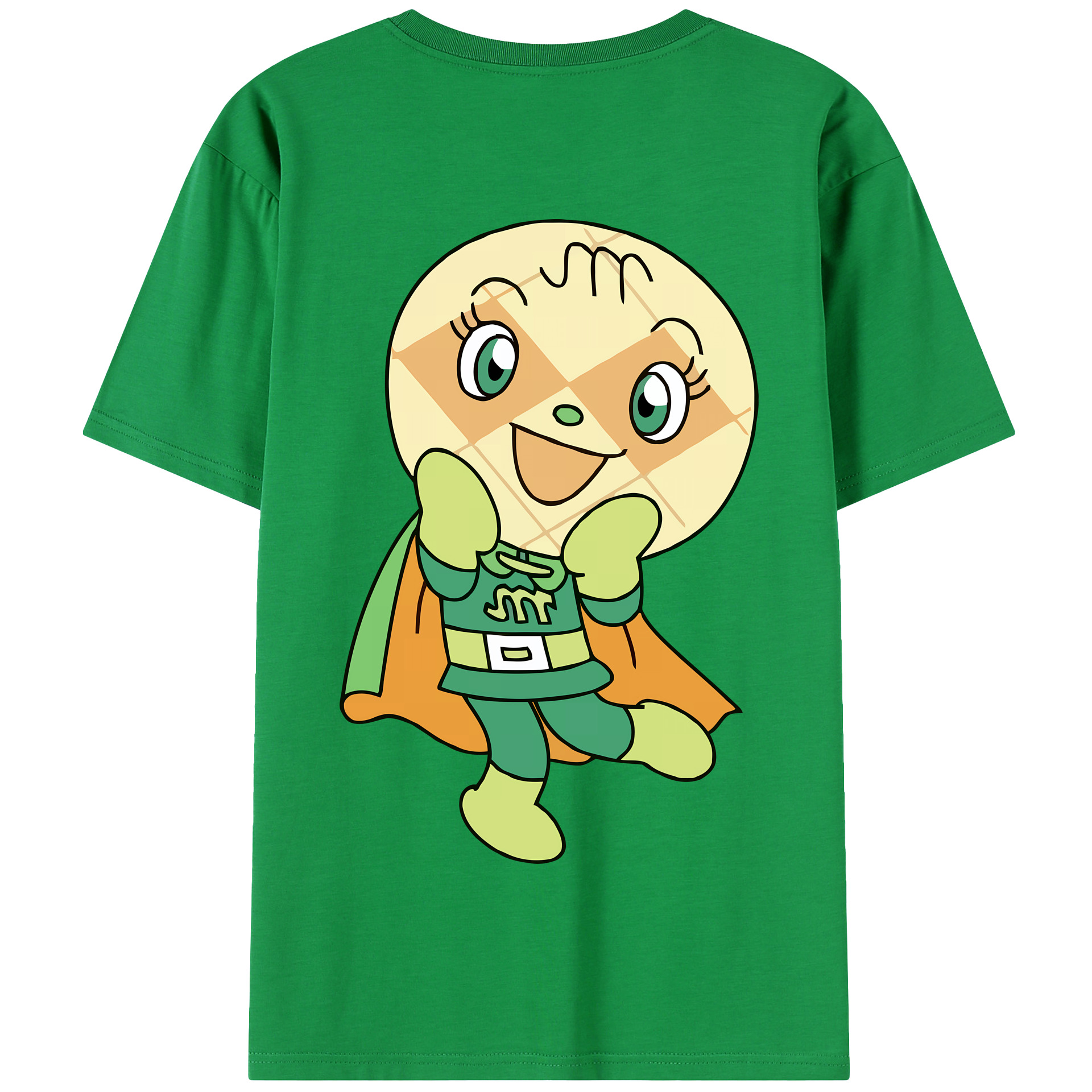 （画像用） アンパンマン Anpanman 綿100％半袖Tシャツ（背面プリント）