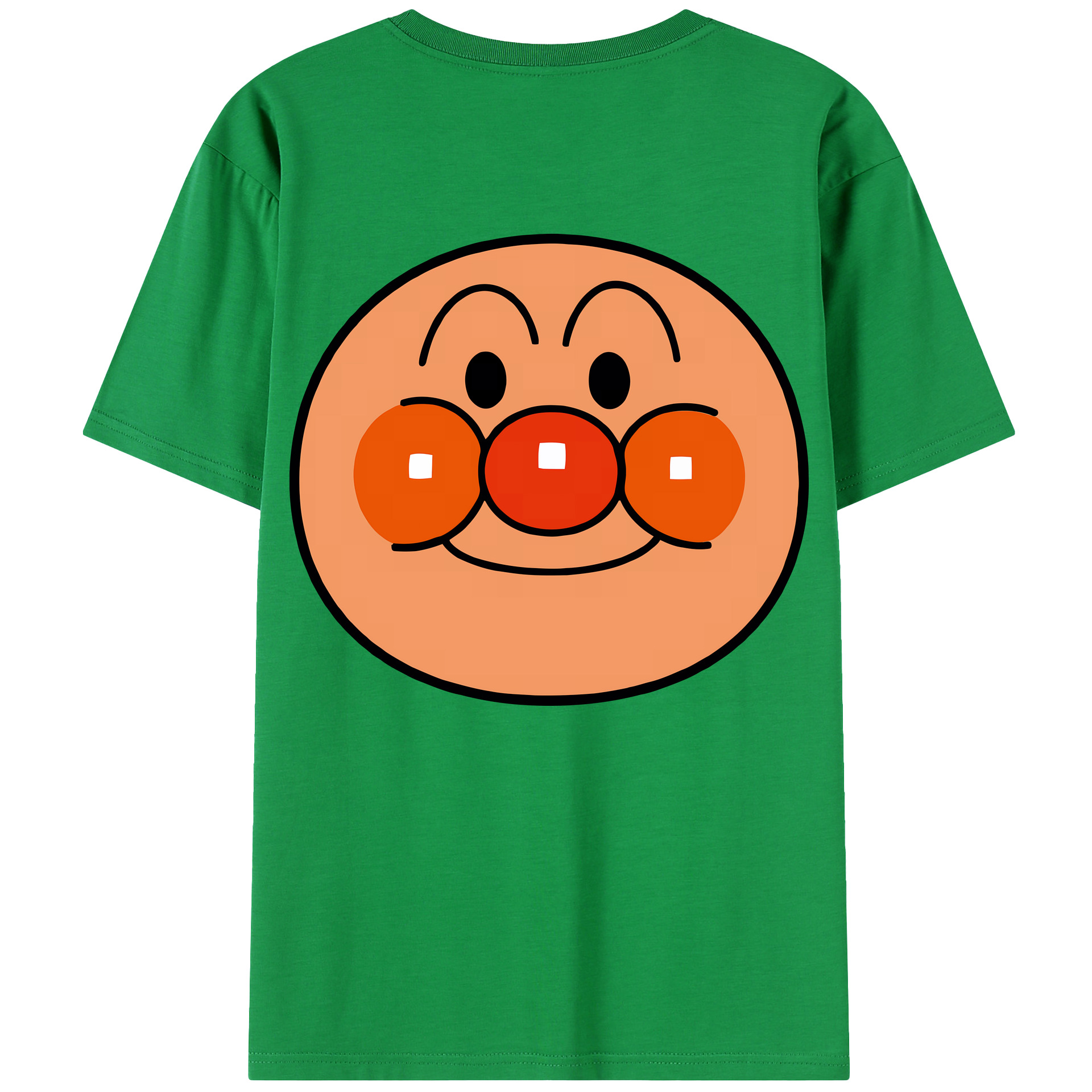（画像用） アンパンマン Anpanman 綿100％半袖Tシャツ（背面プリント）