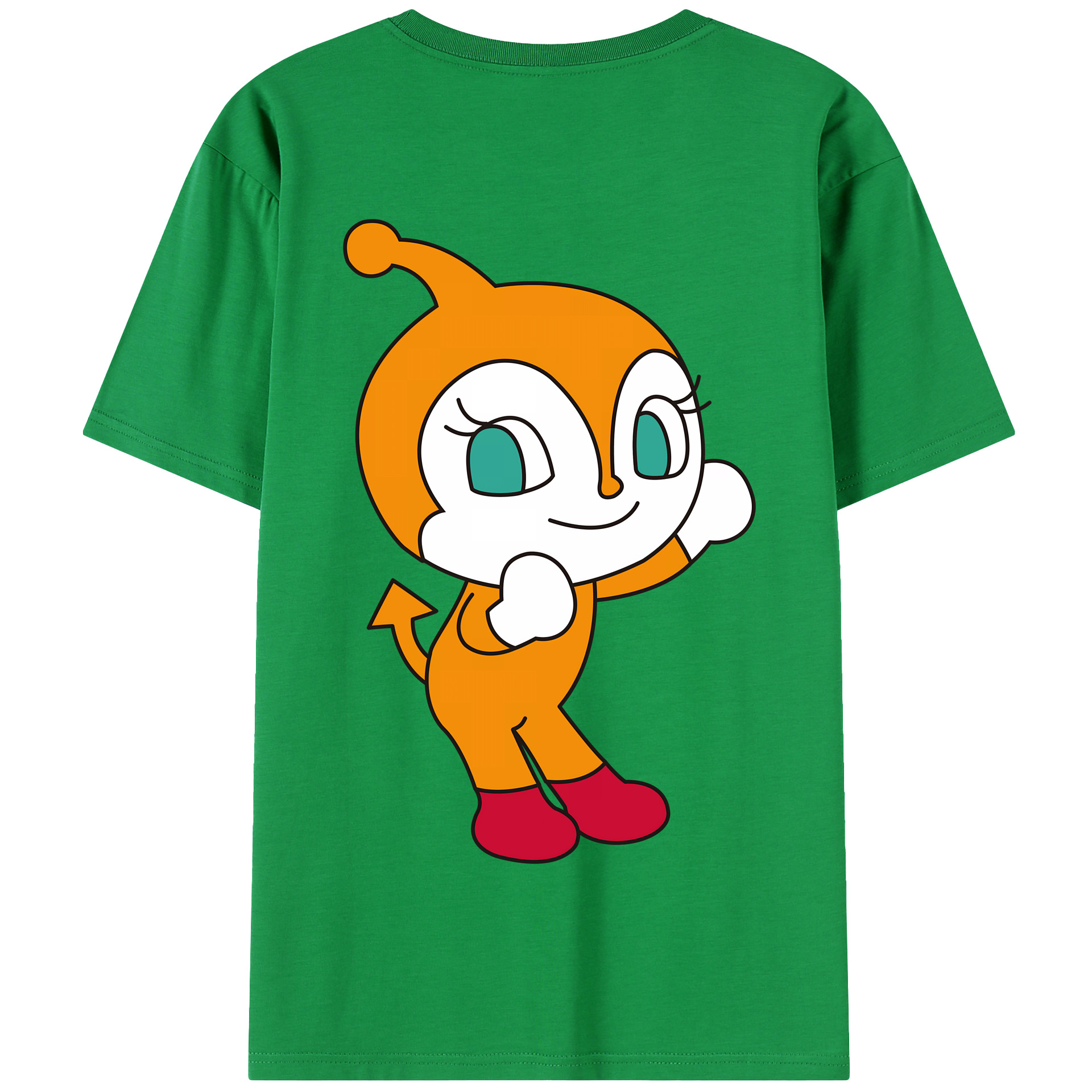 （画像用） アンパンマン Anpanman 綿100％半袖Tシャツ（背面プリント）