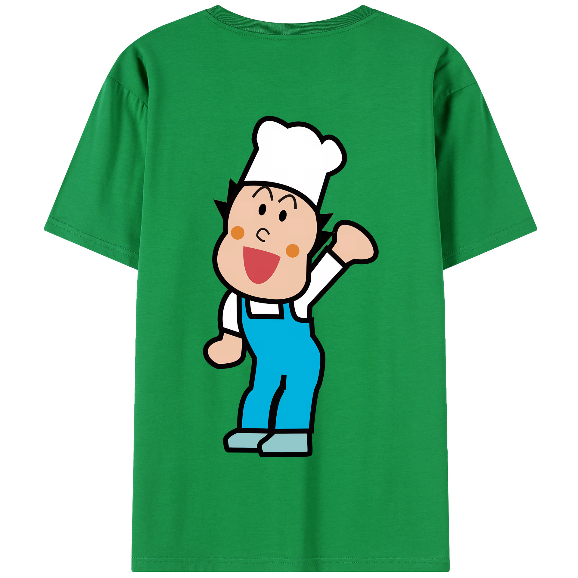 （画像用） アンパンマン Anpanman 綿100％半袖Tシャツ（背面プリント）