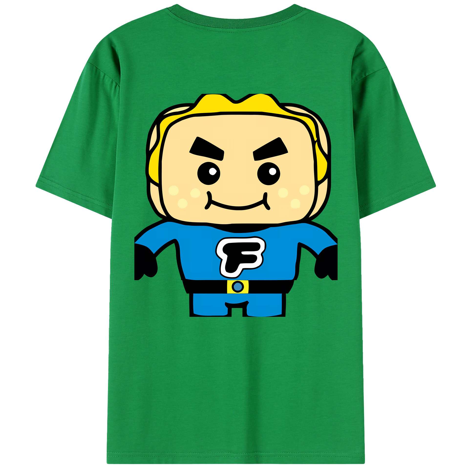 アンパンマン Anpanman 綿100％半袖Tシャツ（背面プリント）