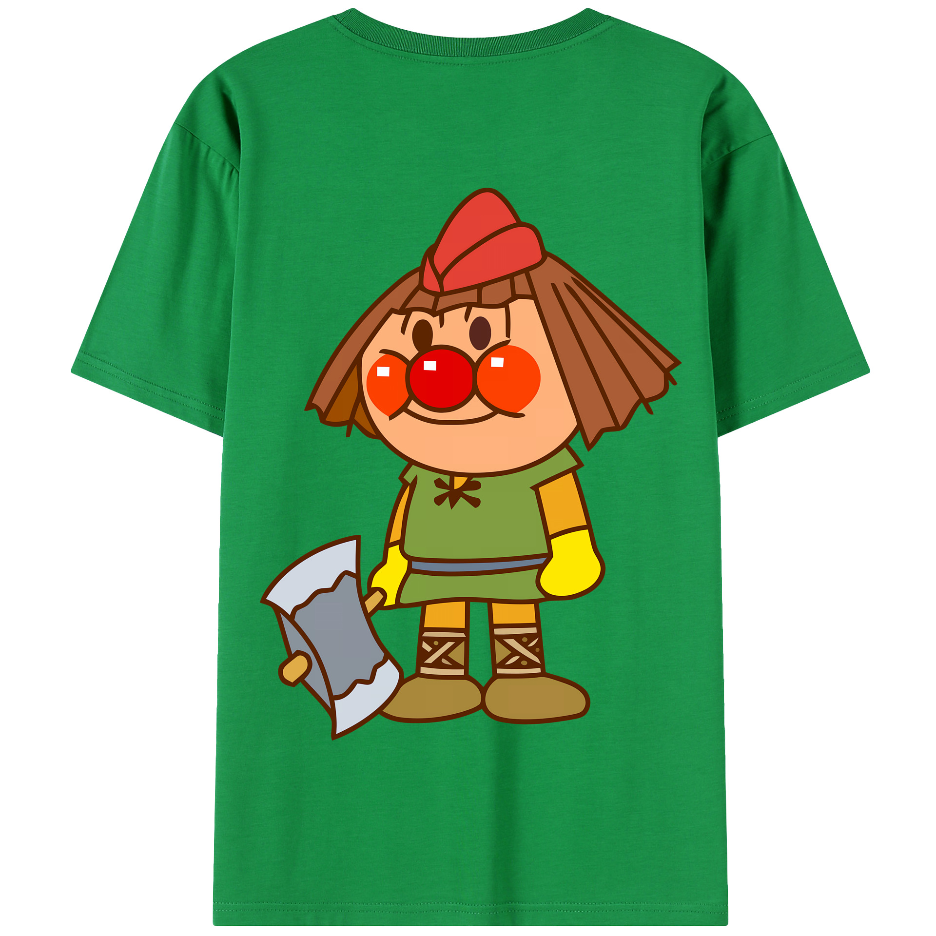 （画像用） アンパンマン Anpanman 綿100％半袖Tシャツ（背面プリント）
