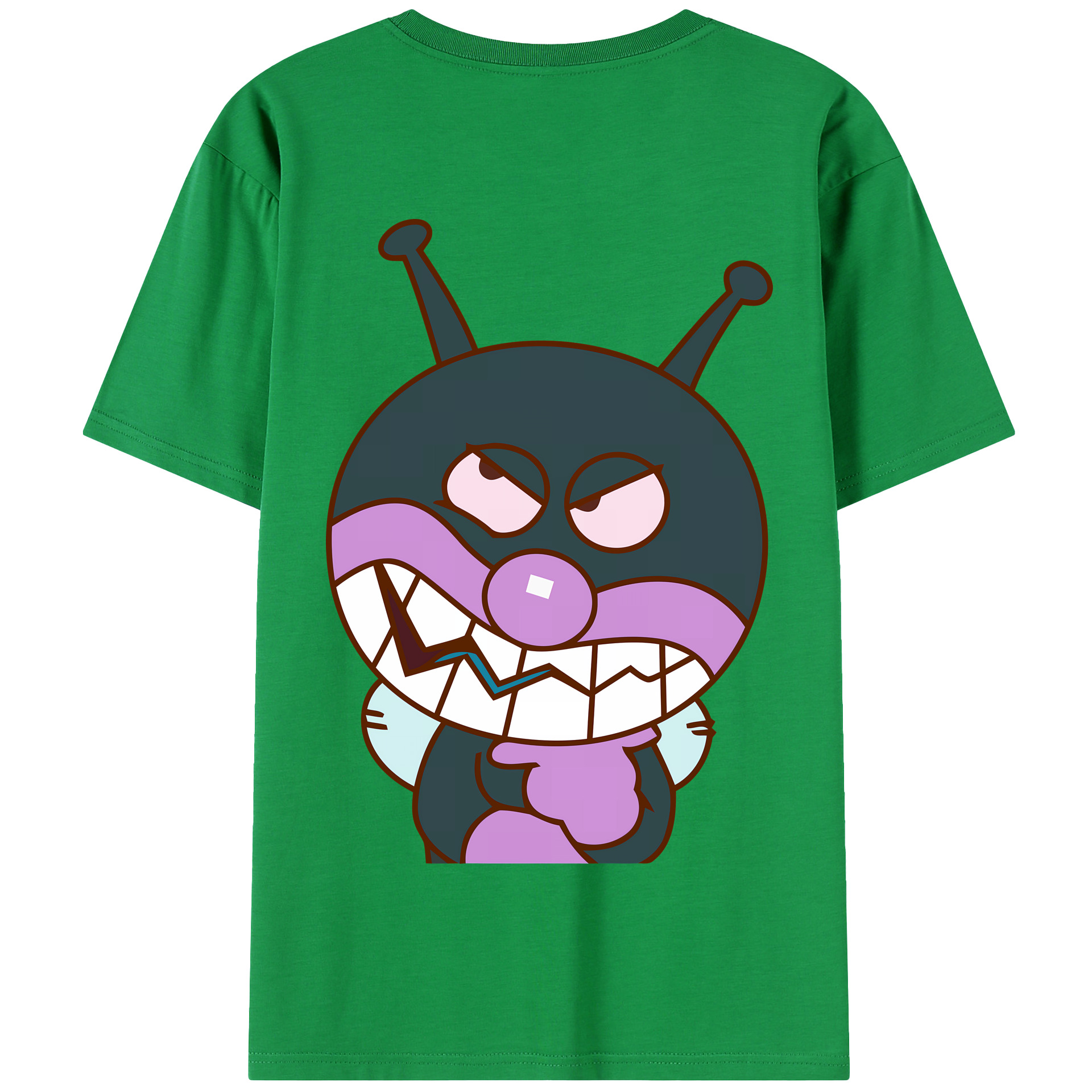 （画像用） アンパンマン Anpanman 綿100％半袖Tシャツ（背面プリント）