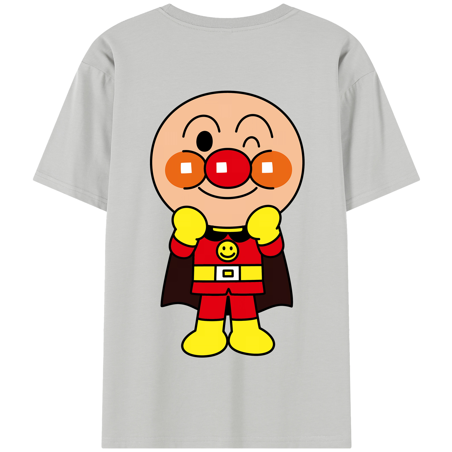 （画像用） アンパンマン Anpanman 綿100％半袖Tシャツ（背面プリント）