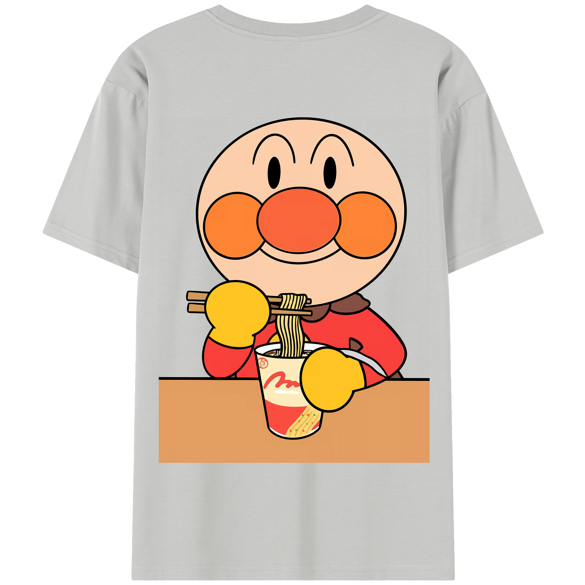 （画像用） アンパンマン Anpanman 綿100％半袖Tシャツ（背面プリント）