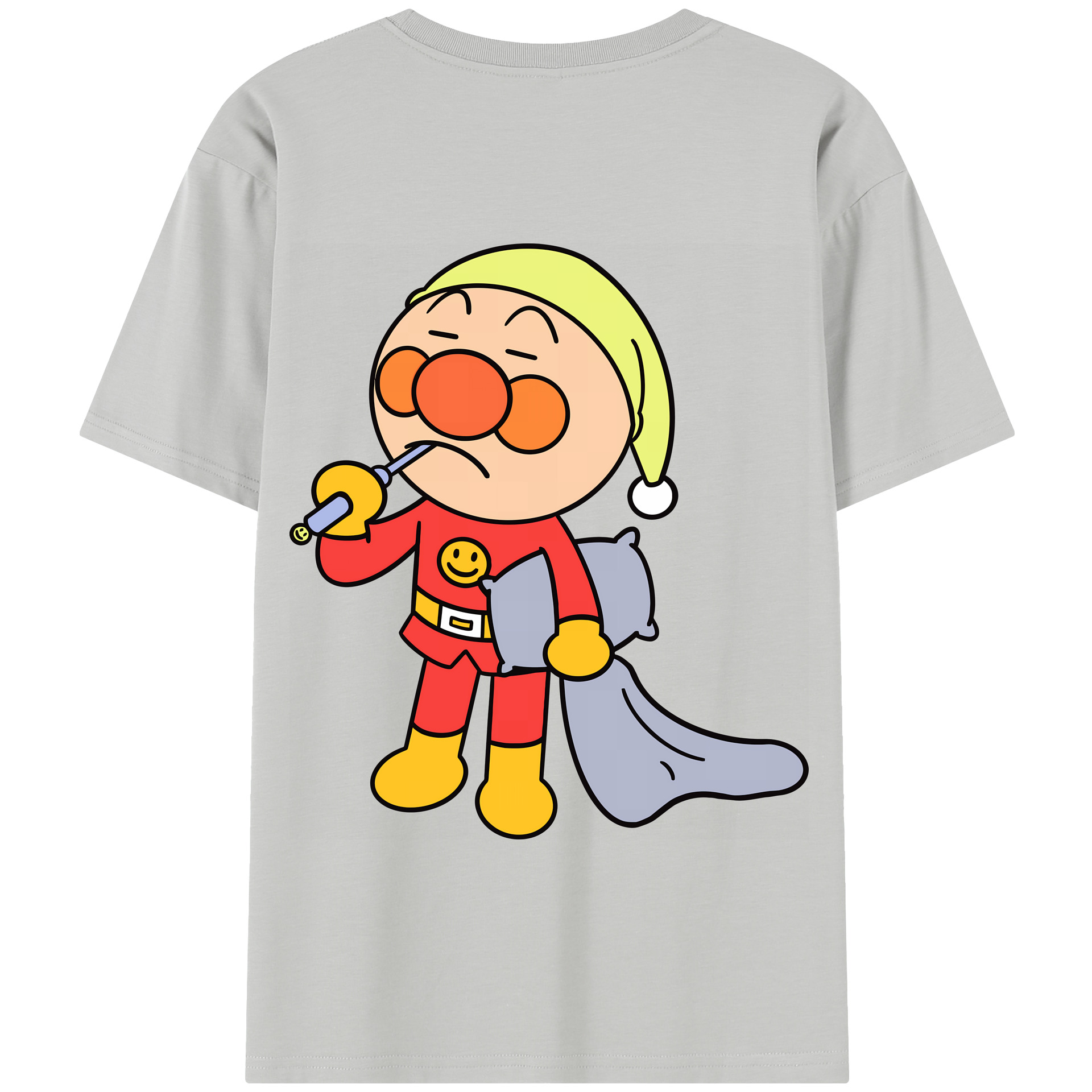 （画像用） アンパンマン Anpanman 綿100％半袖Tシャツ（背面プリント）