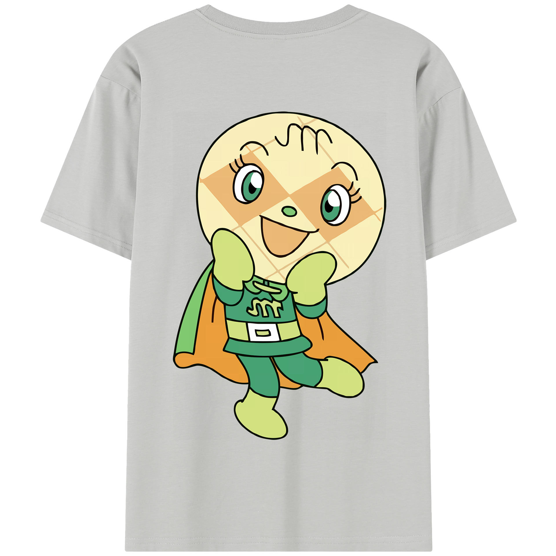 （画像用） アンパンマン Anpanman 綿100％半袖Tシャツ（背面プリント）
