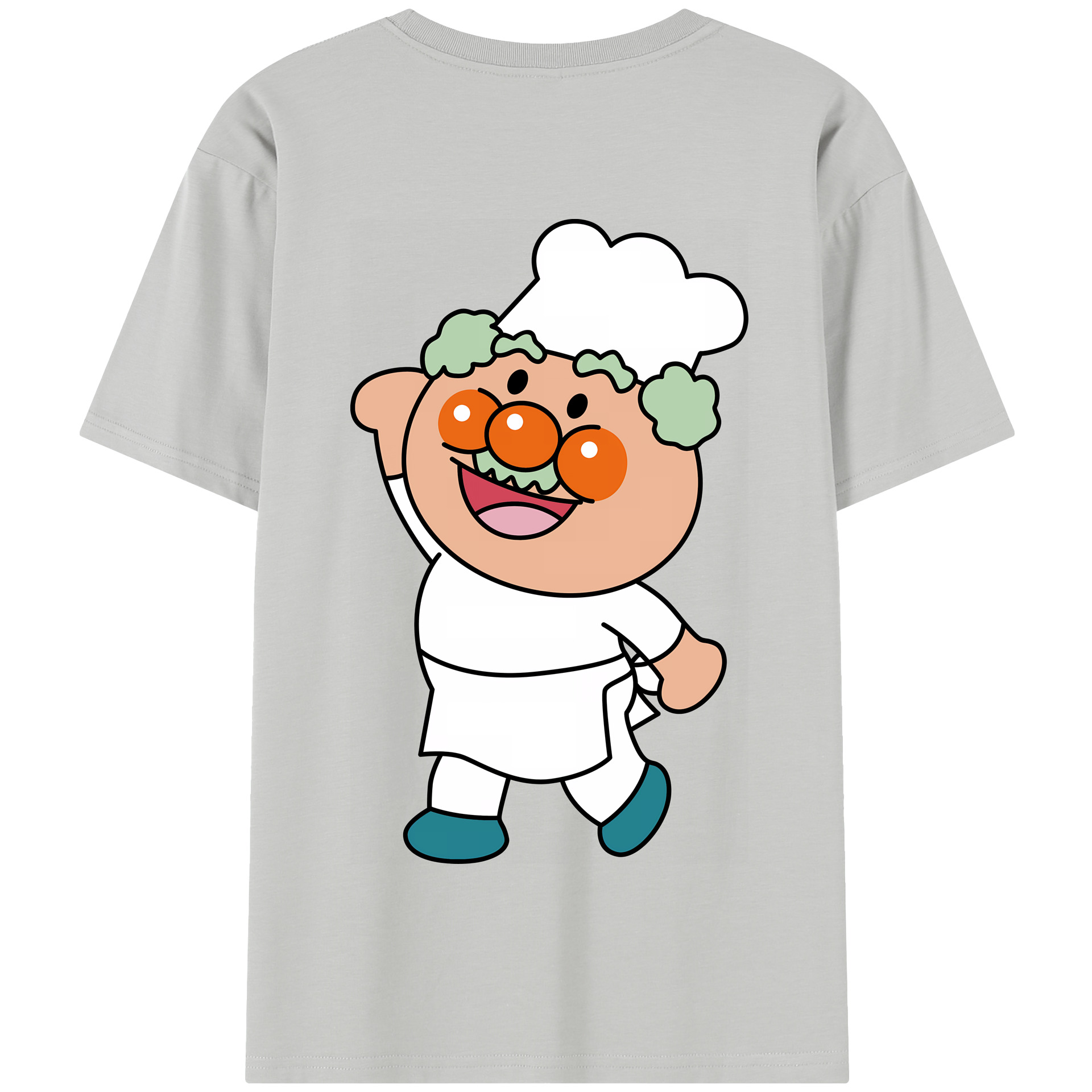（画像用） アンパンマン Anpanman 綿100％半袖Tシャツ（背面プリント）