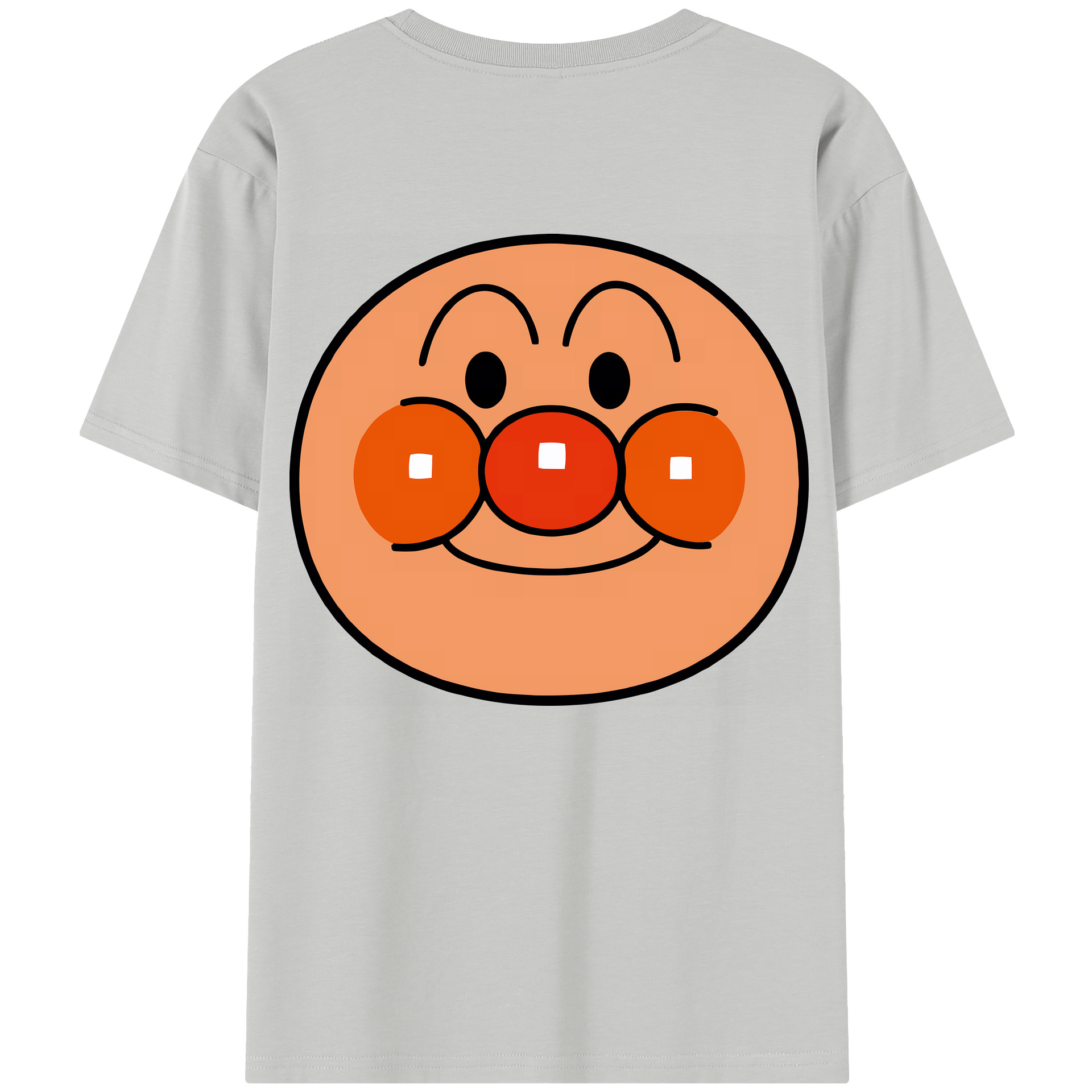 （画像用） アンパンマン Anpanman 綿100％半袖Tシャツ（背面プリント）