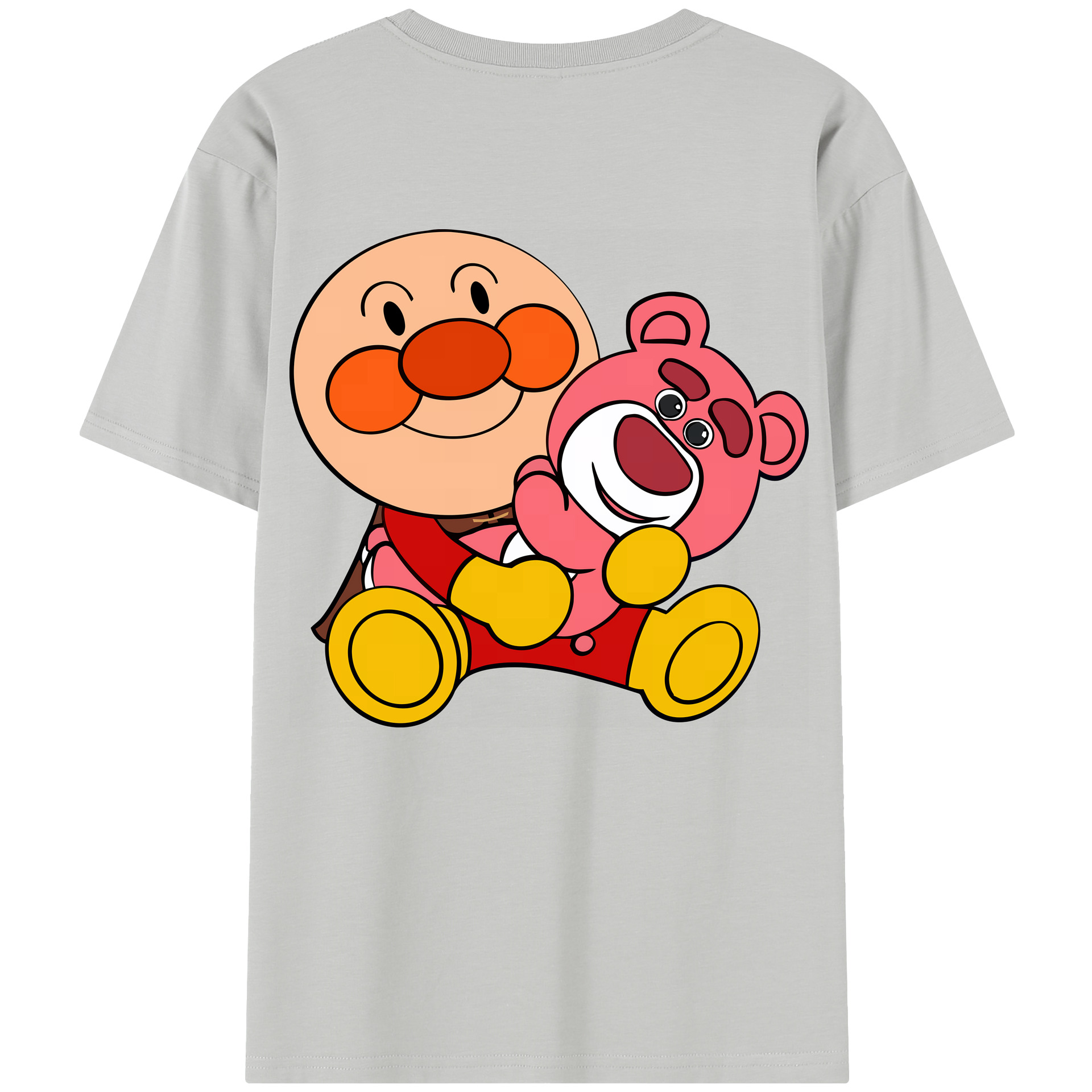 （画像用） アンパンマン Anpanman 綿100％半袖Tシャツ（背面プリント）