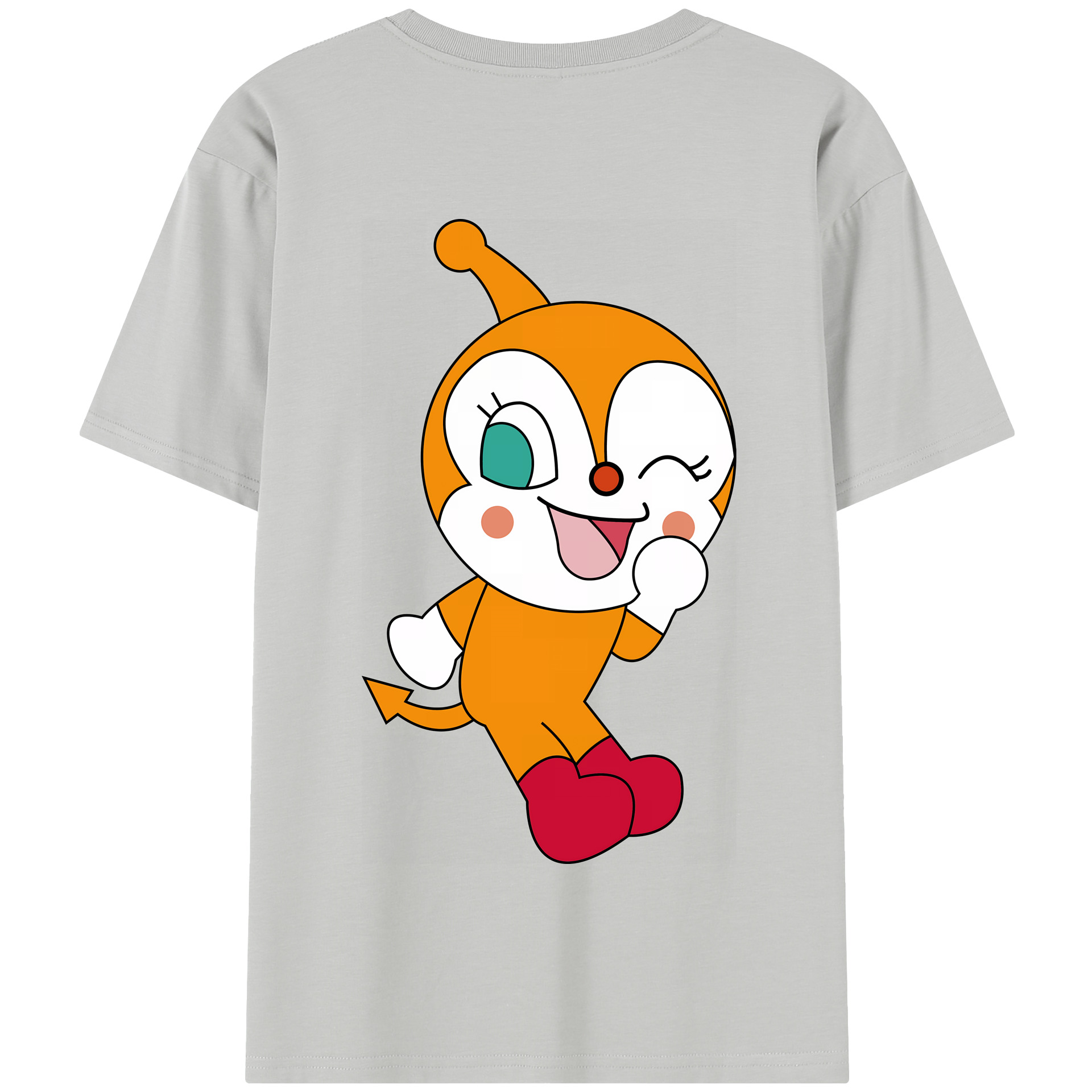 （画像用） アンパンマン Anpanman 綿100％半袖Tシャツ（背面プリント）