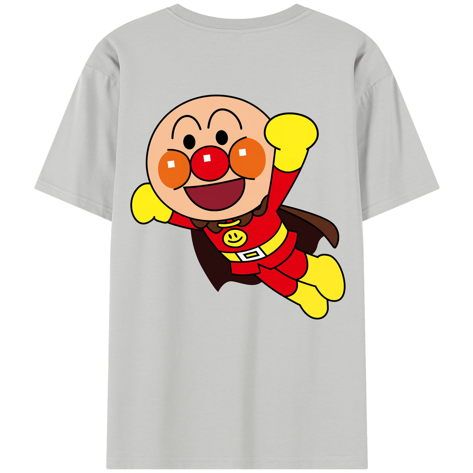 （画像用） アンパンマン Anpanman 綿100％半袖Tシャツ（背面プリント）