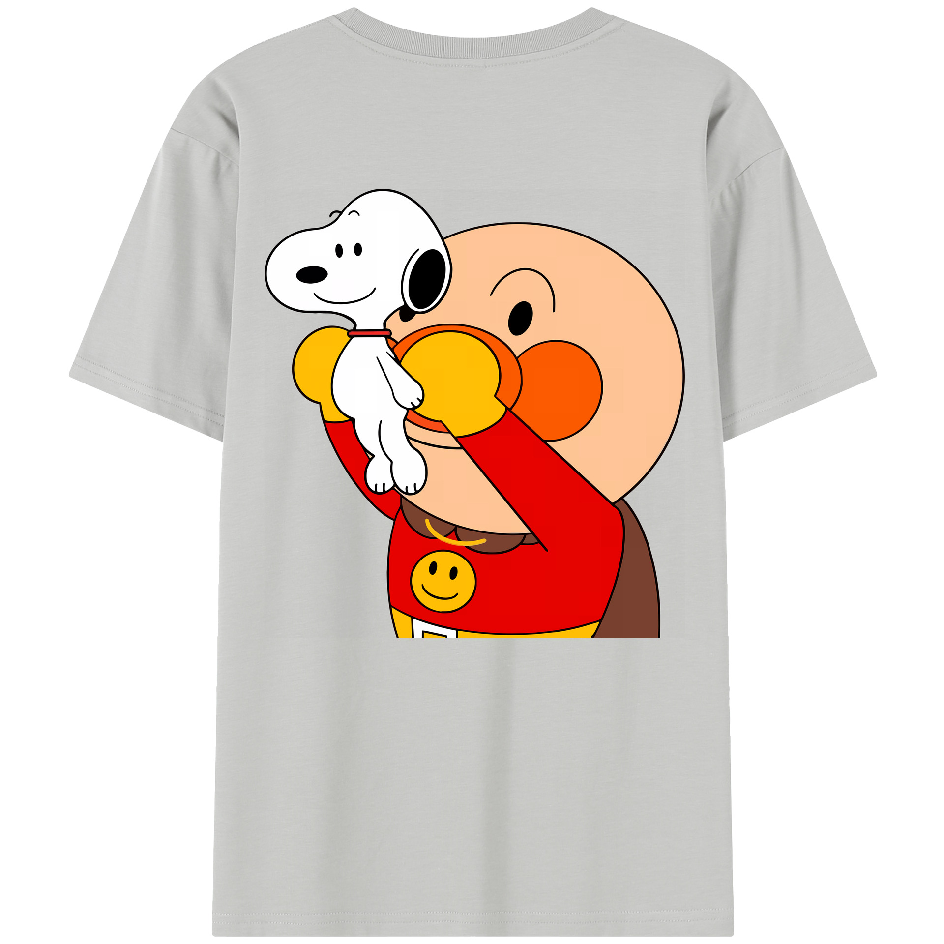 （画像用） アンパンマン Anpanman 綿100％半袖Tシャツ（背面プリント）