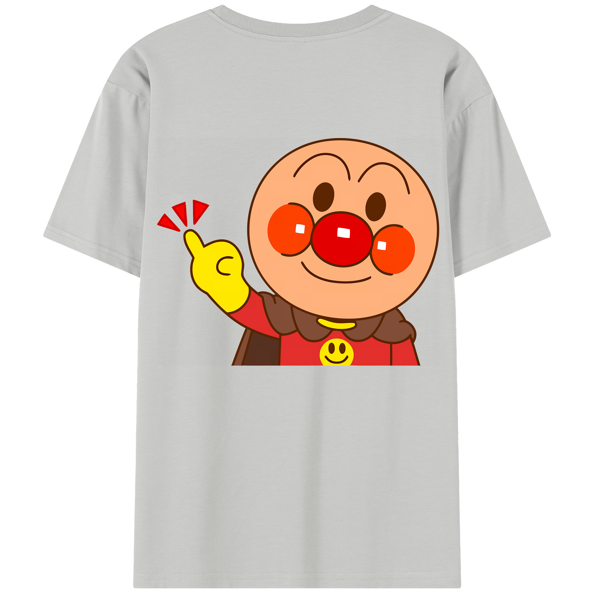（画像用） アンパンマン Anpanman 綿100％半袖Tシャツ（背面プリント）