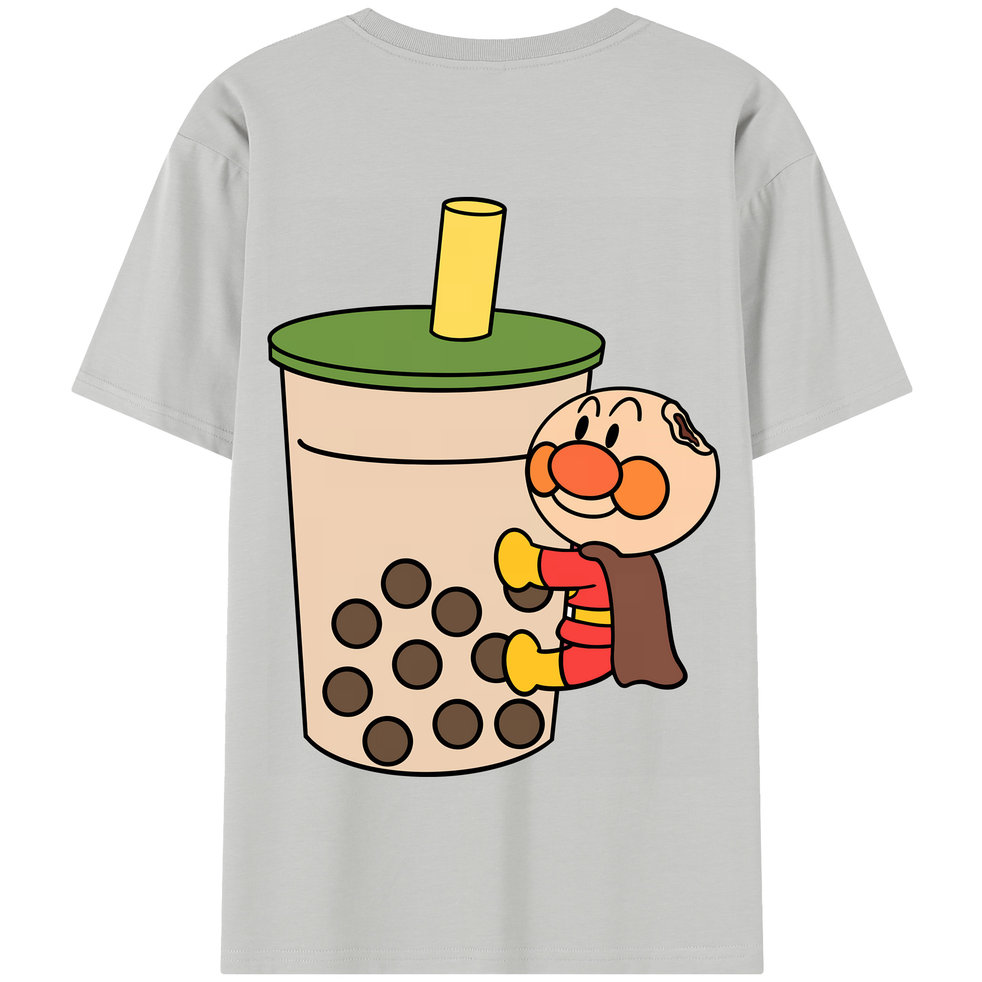 （画像用） アンパンマン Anpanman 綿100％半袖Tシャツ（背面プリント）