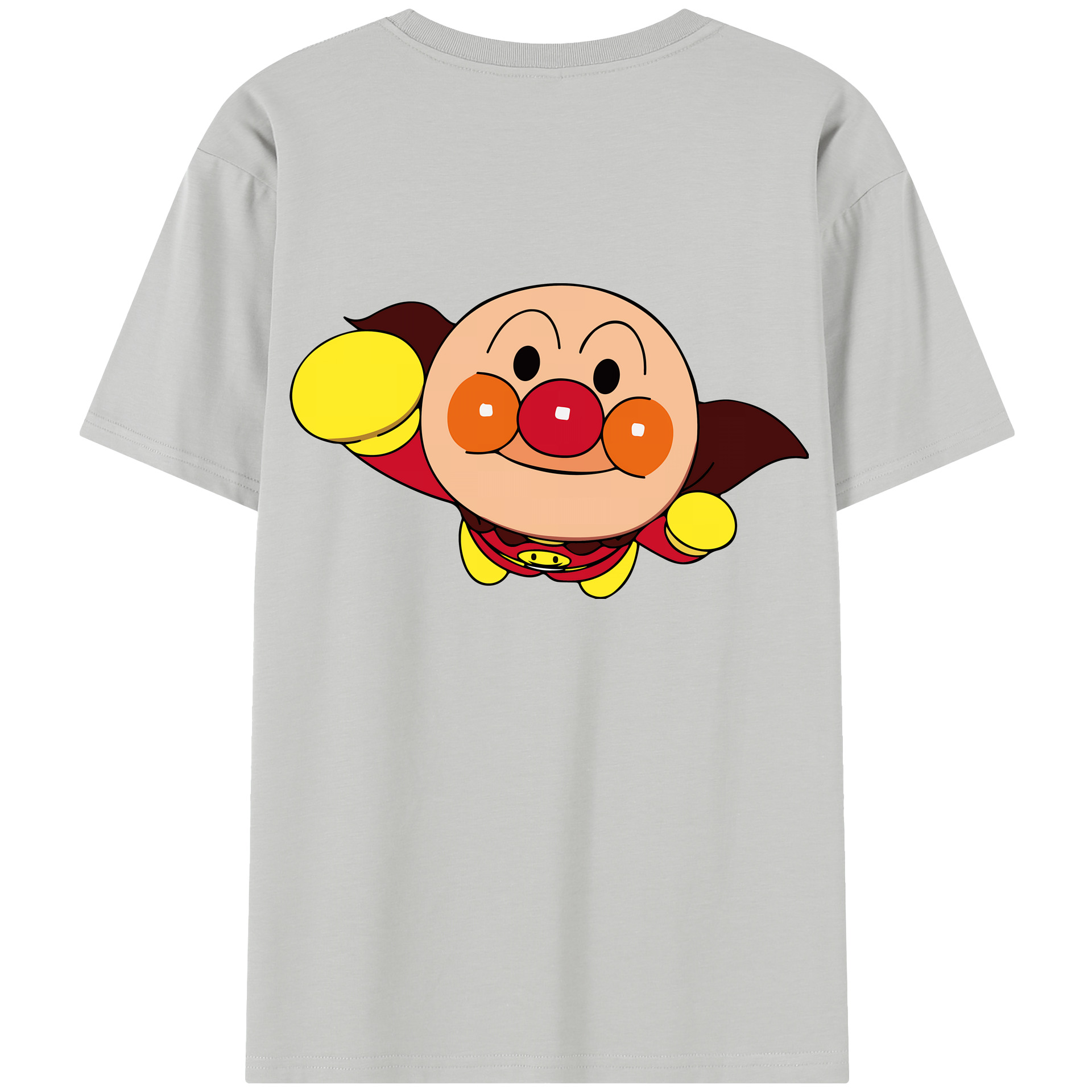 （画像用） アンパンマン Anpanman 綿100％半袖Tシャツ（背面プリント）