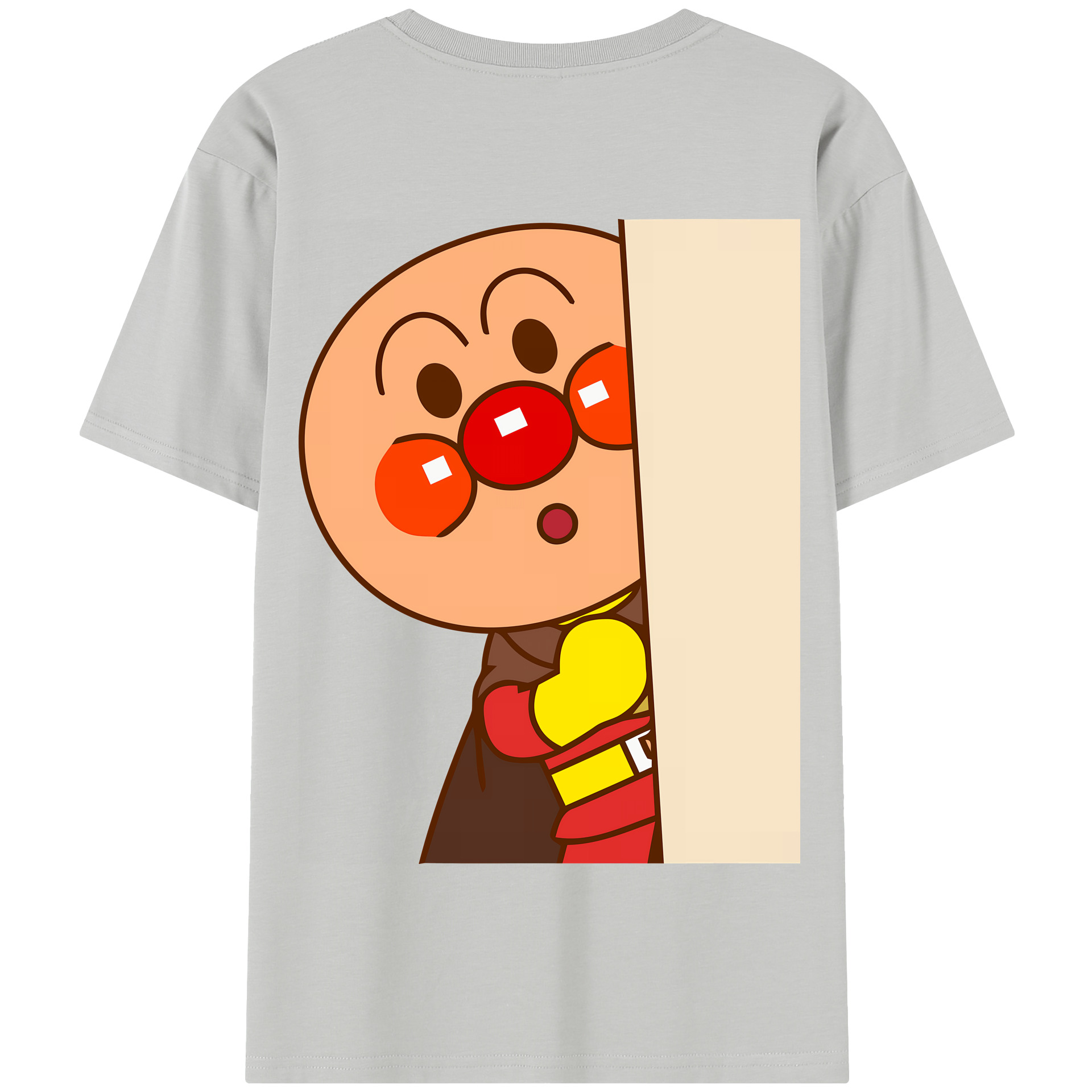 （画像用） アンパンマン Anpanman 綿100％半袖Tシャツ（背面プリント）