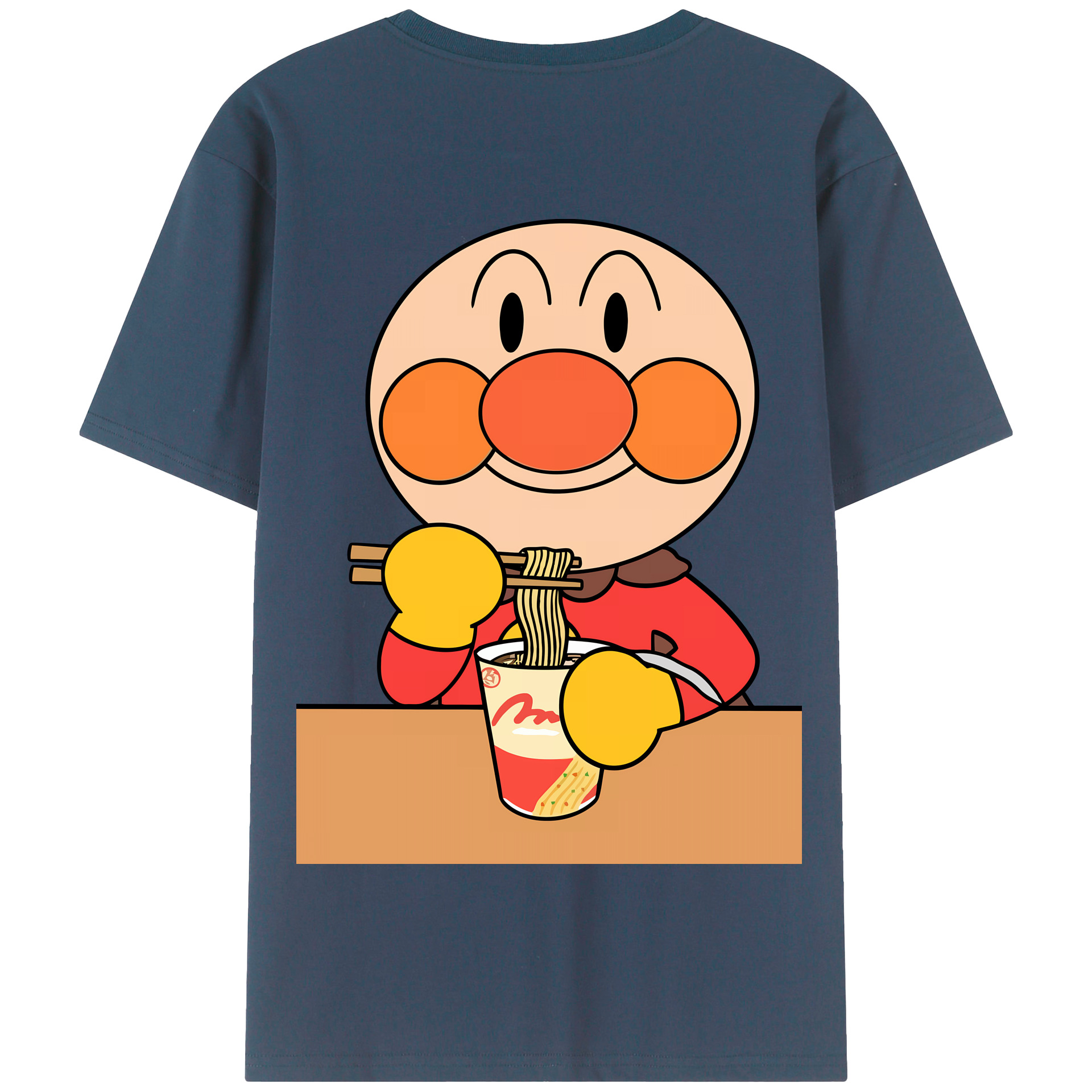 （画像用） アンパンマン Anpanman 綿100％半袖Tシャツ（背面プリント）
