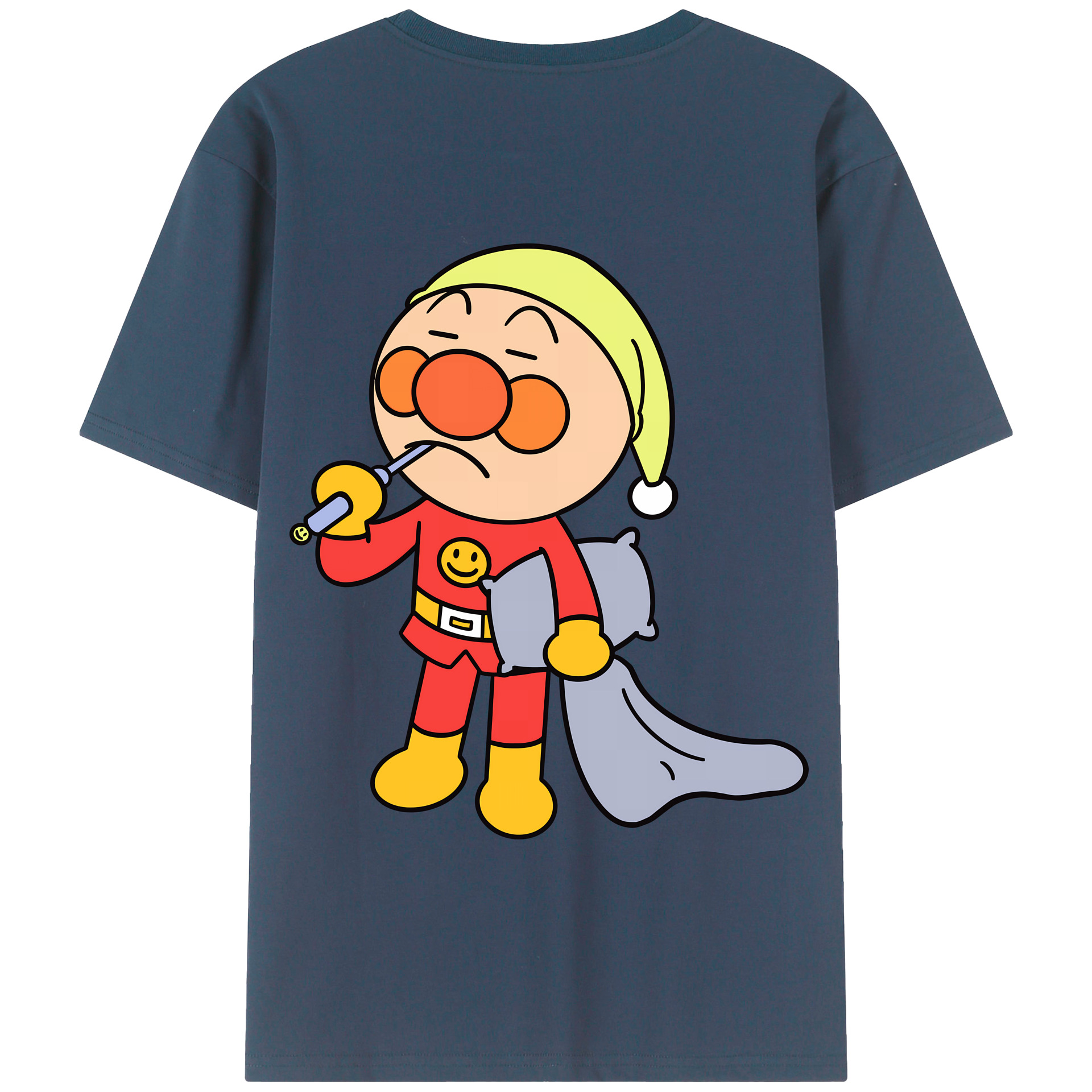 （画像用） アンパンマン Anpanman 綿100％半袖Tシャツ（背面プリント）