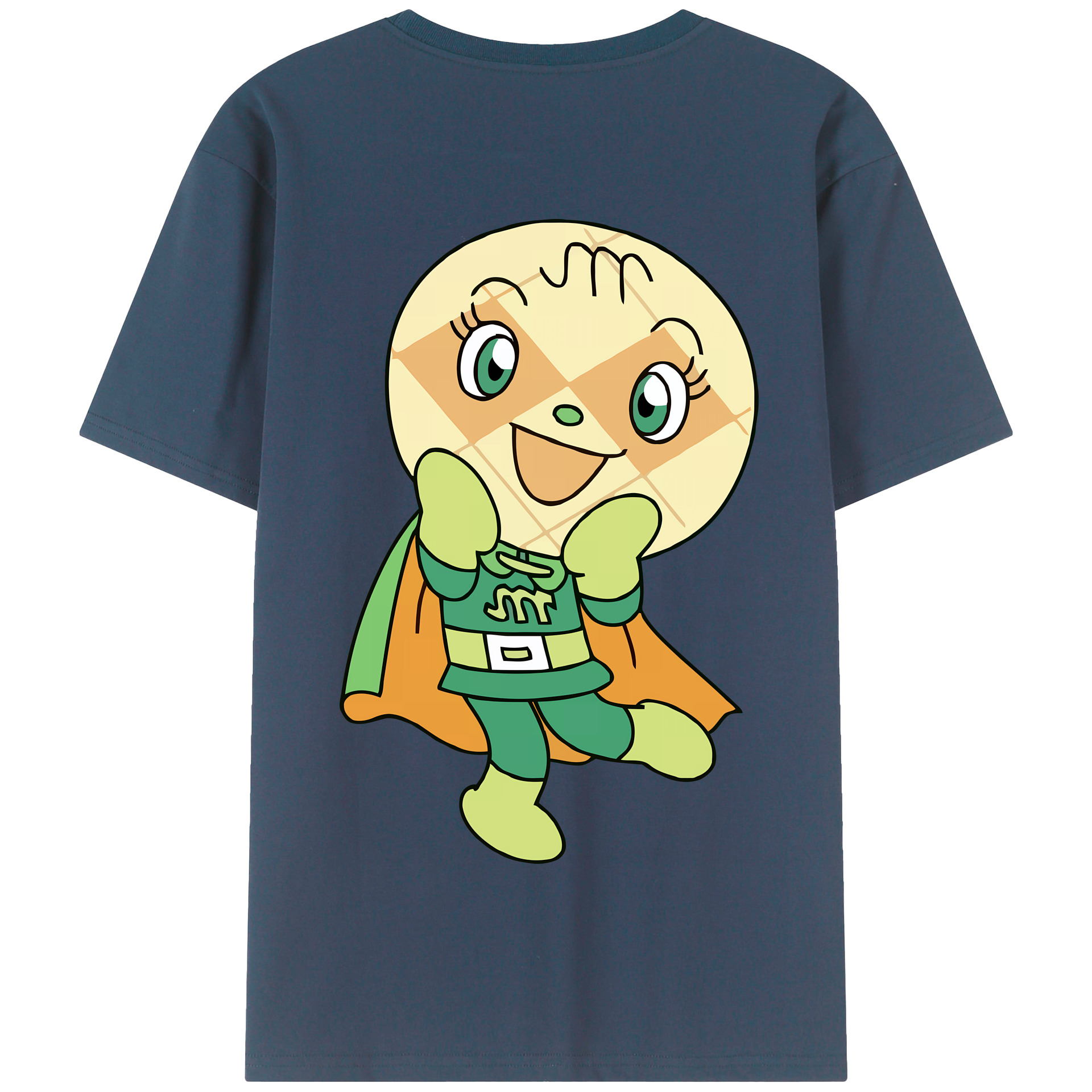 （画像用） アンパンマン Anpanman 綿100％半袖Tシャツ（背面プリント）