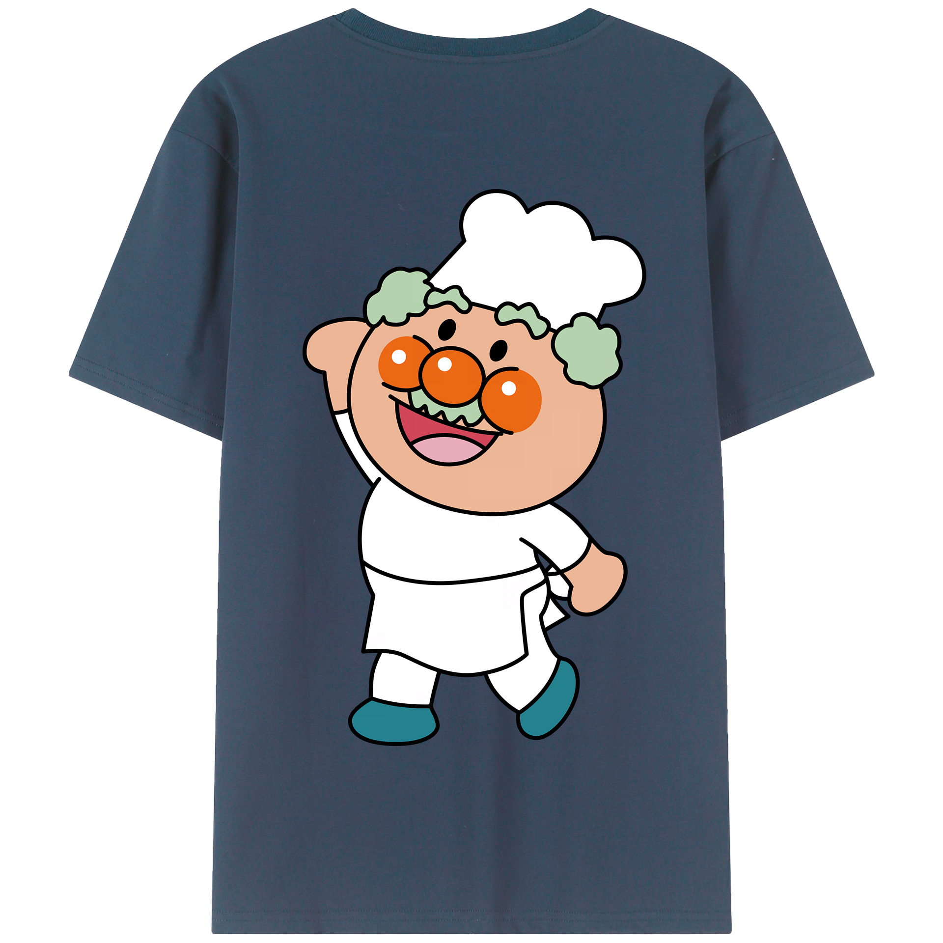 （画像用） アンパンマン Anpanman 綿100％半袖Tシャツ（背面プリント）