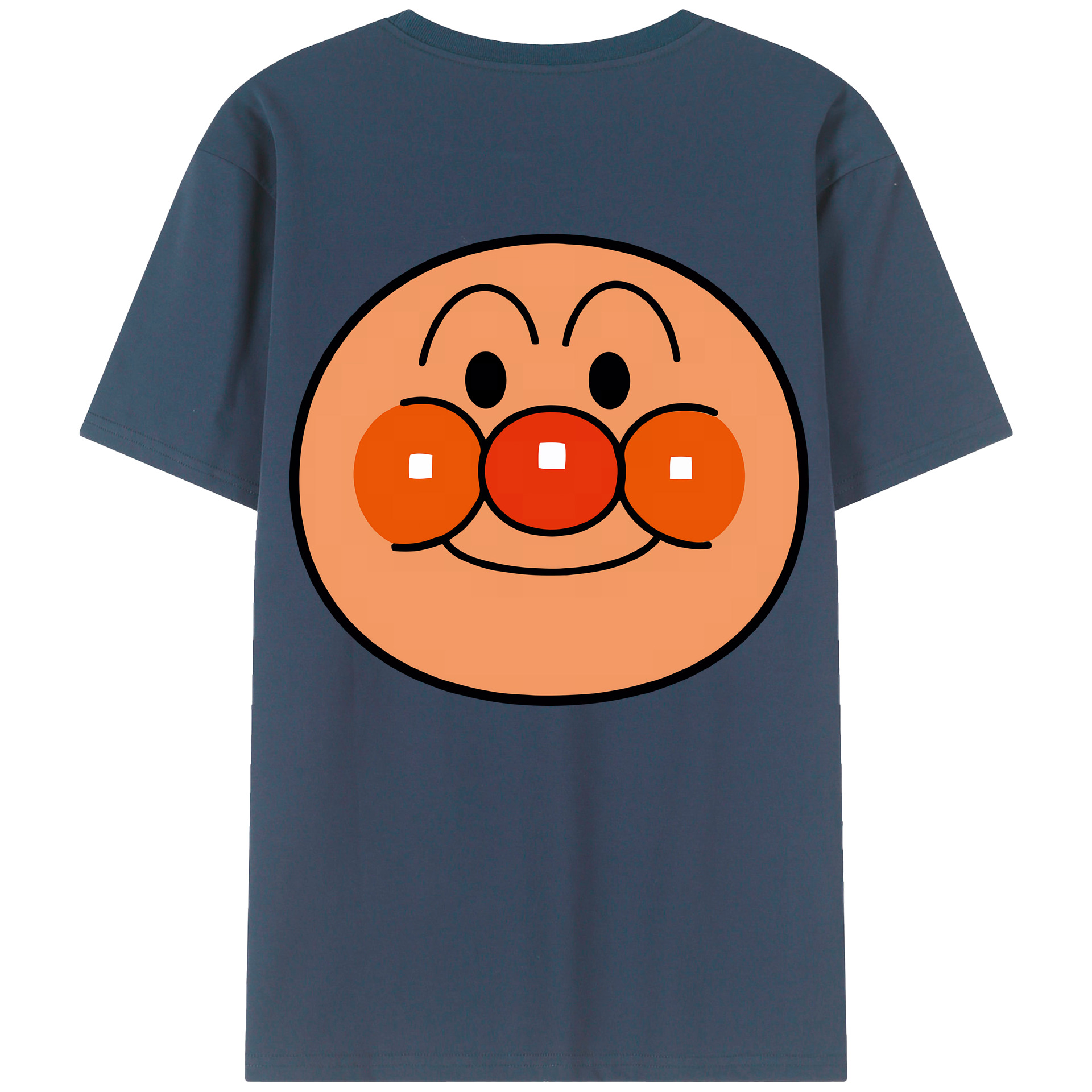 （画像用） アンパンマン Anpanman 綿100％半袖Tシャツ（背面プリント）