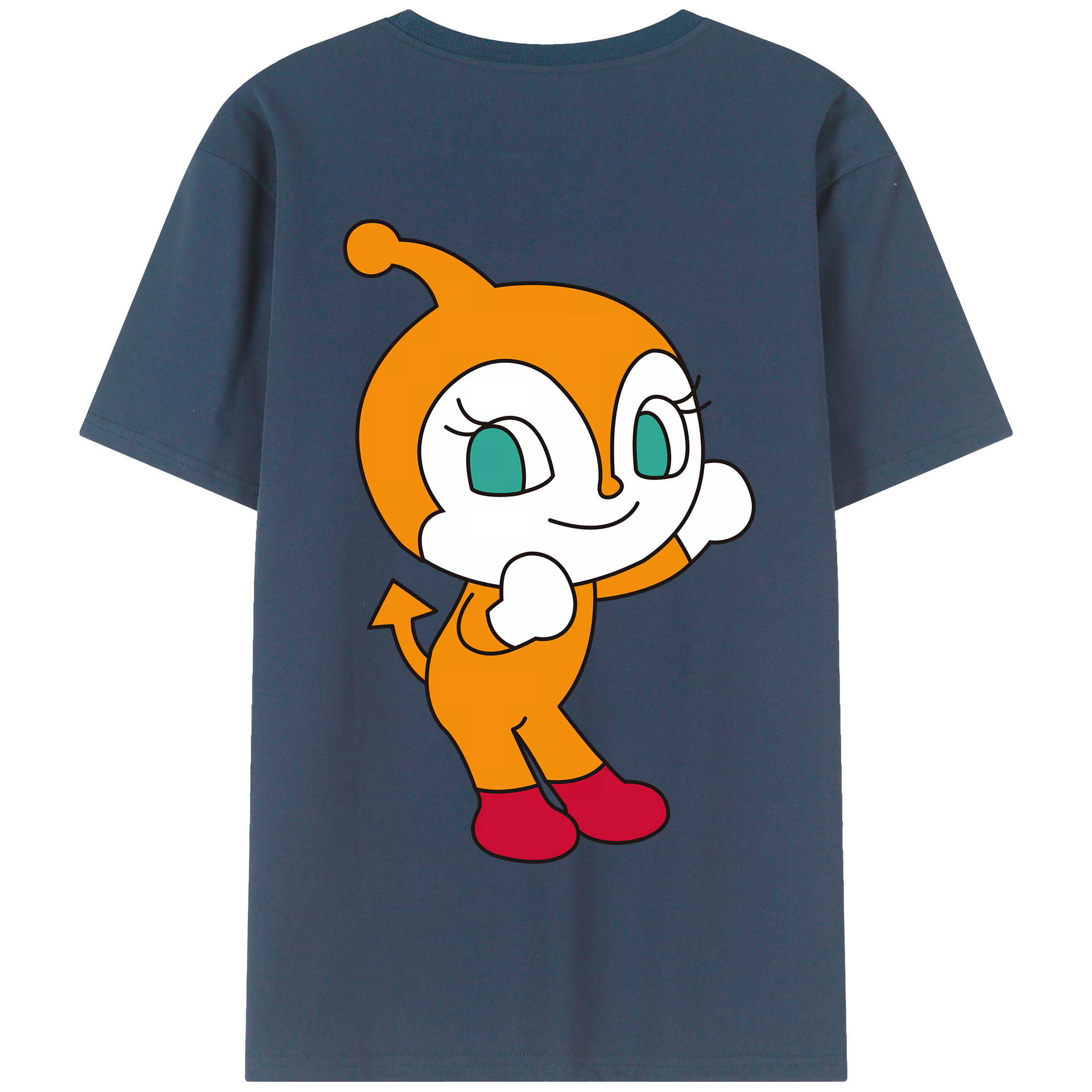 （画像用） アンパンマン Anpanman 綿100％半袖Tシャツ（背面プリント）