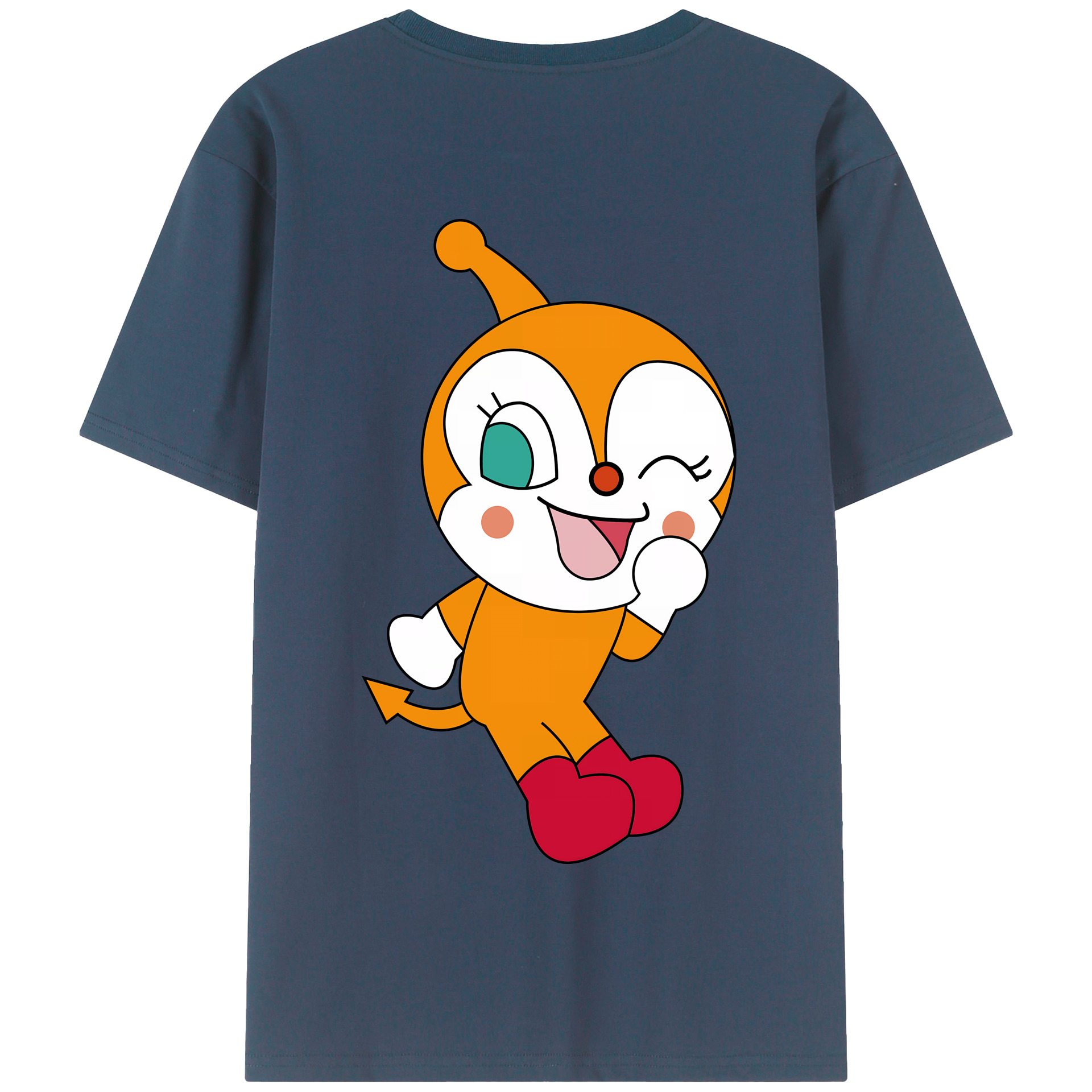 （画像用） アンパンマン Anpanman 綿100％半袖Tシャツ（背面プリント）