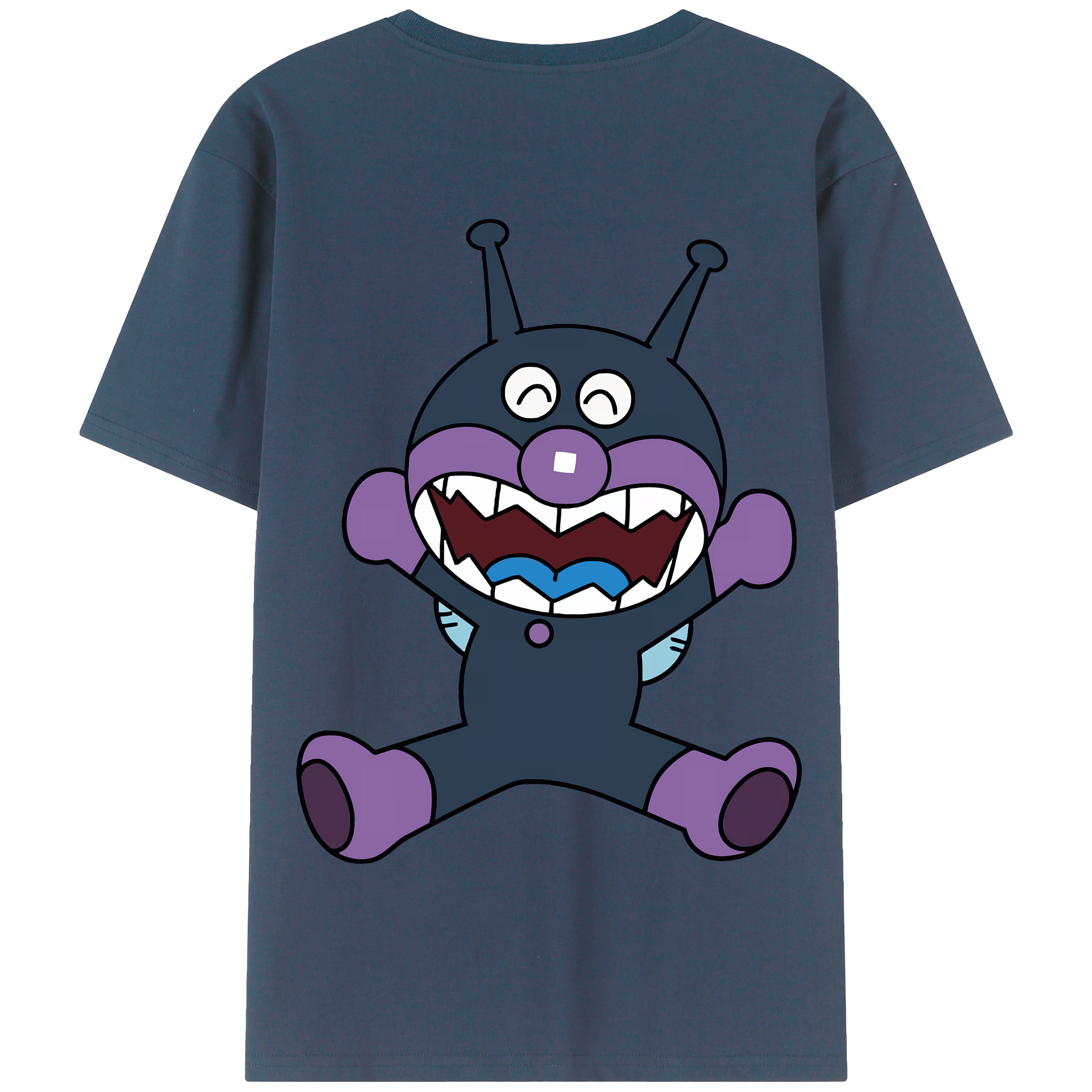 （画像用） アンパンマン Anpanman 綿100％半袖Tシャツ（背面プリント）
