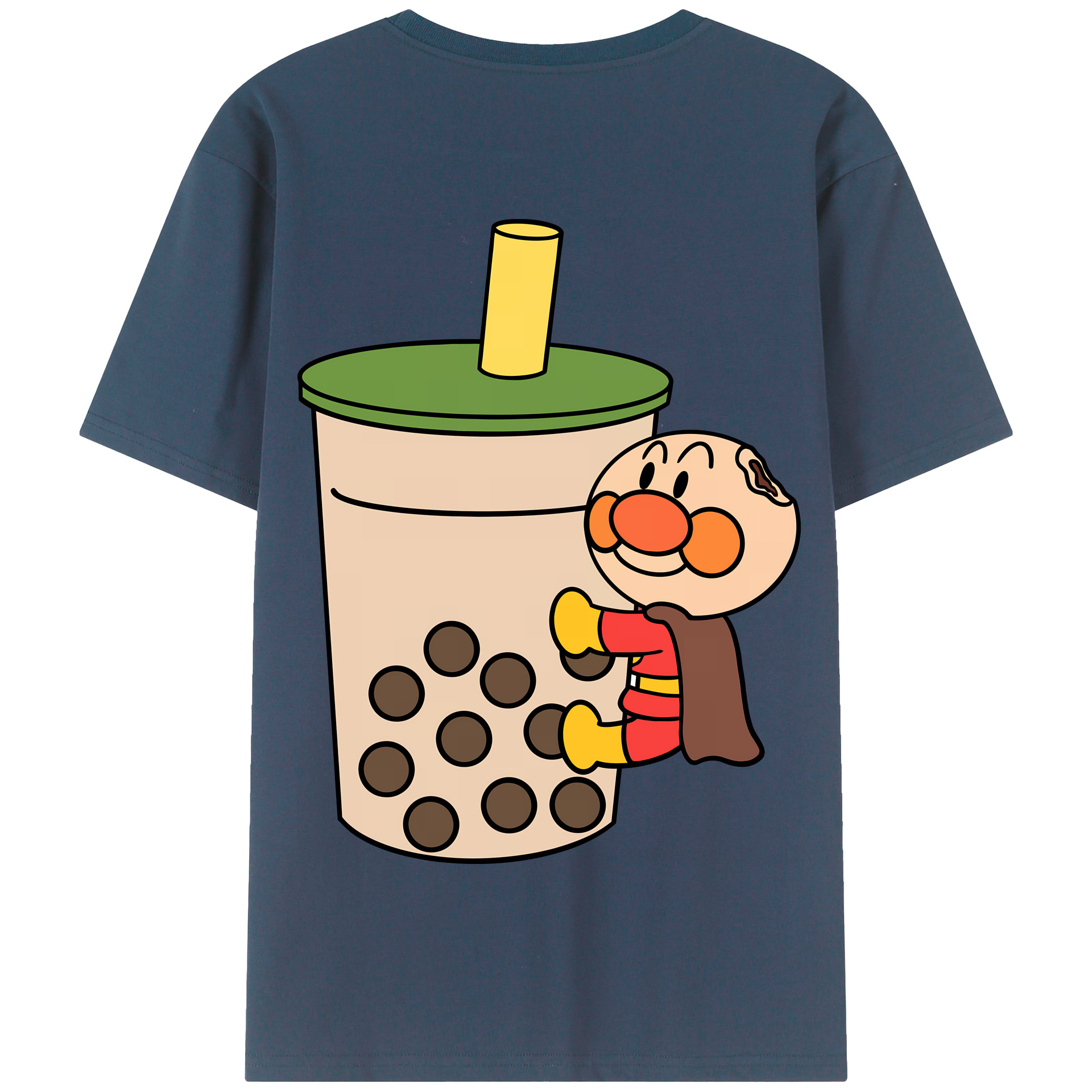 （画像用） アンパンマン Anpanman 綿100％半袖Tシャツ（背面プリント）