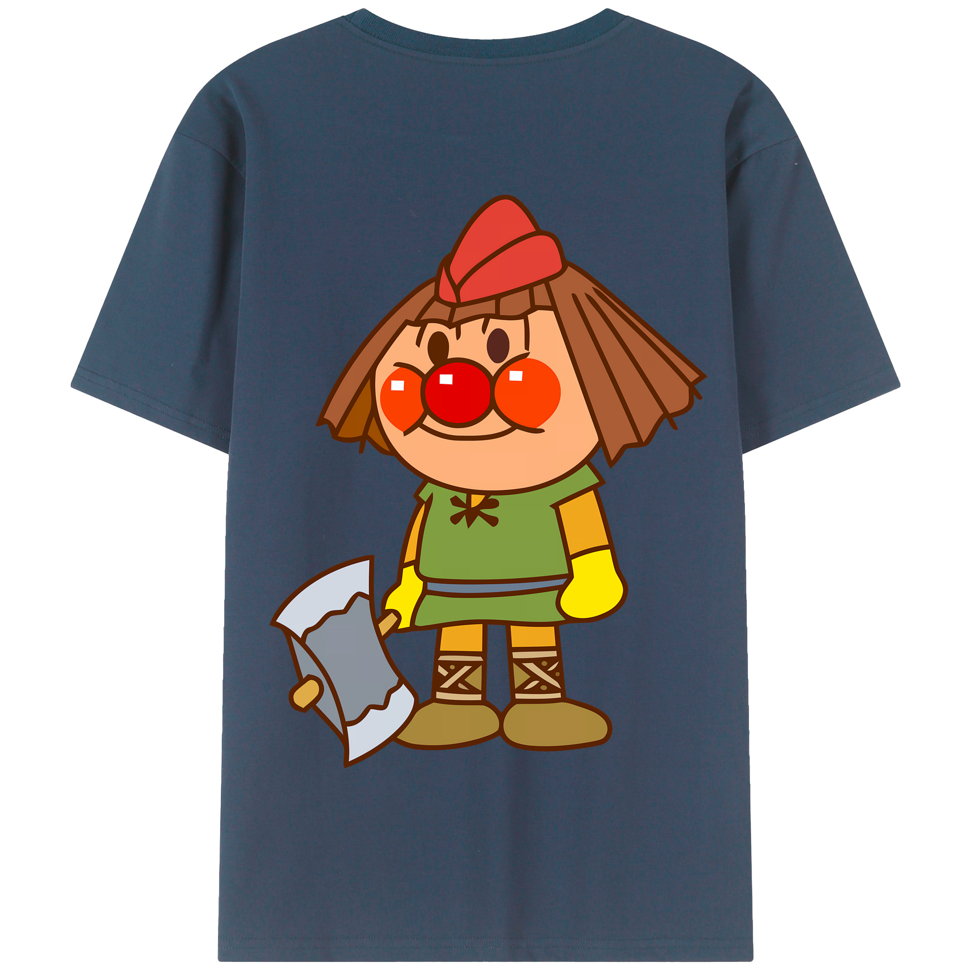 （画像用） アンパンマン Anpanman 綿100％半袖Tシャツ（背面プリント）