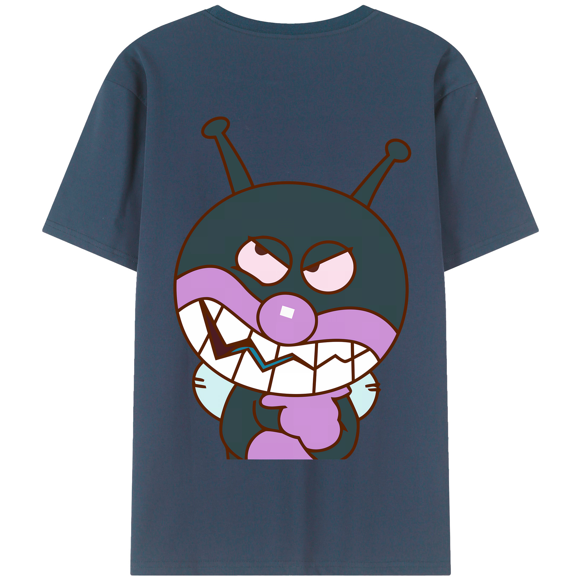 （画像用） アンパンマン Anpanman 綿100％半袖Tシャツ（背面プリント）