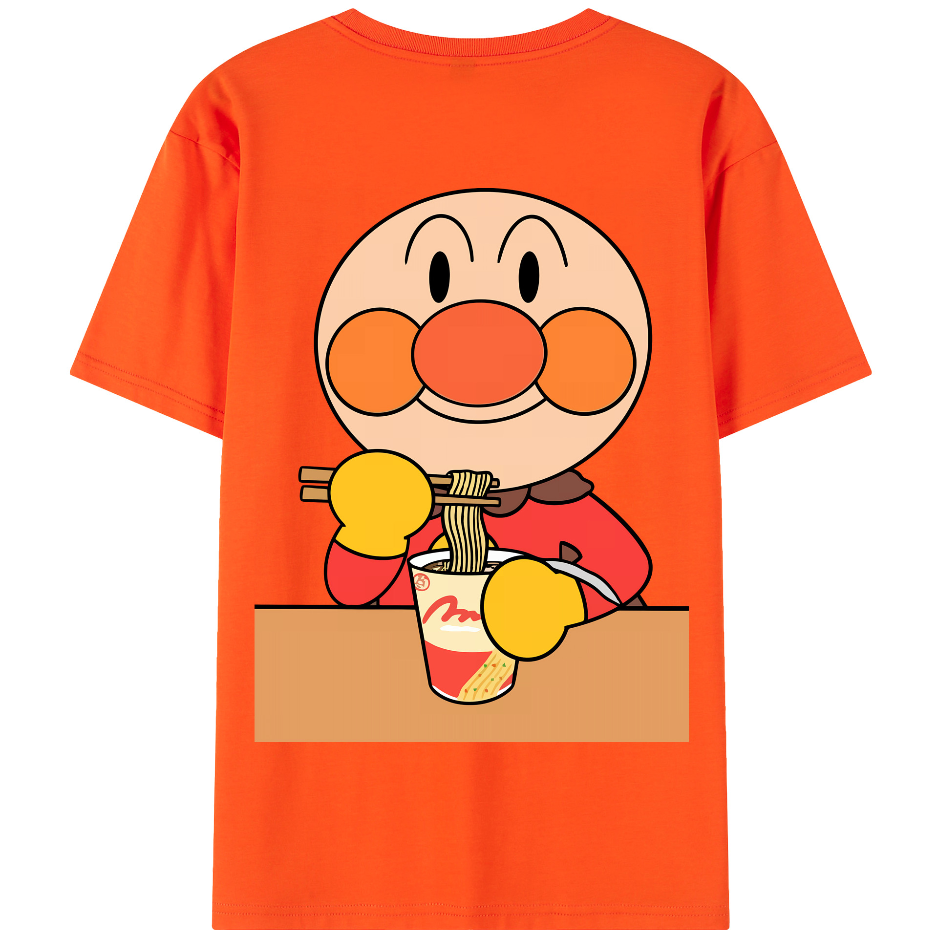 （画像用） アンパンマン Anpanman 綿100％半袖Tシャツ（背面プリント）
