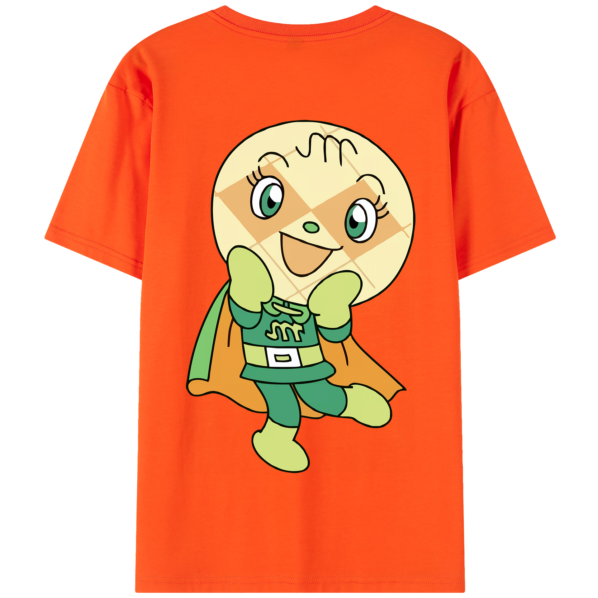 （画像用） アンパンマン Anpanman 綿100％半袖Tシャツ（背面プリント）