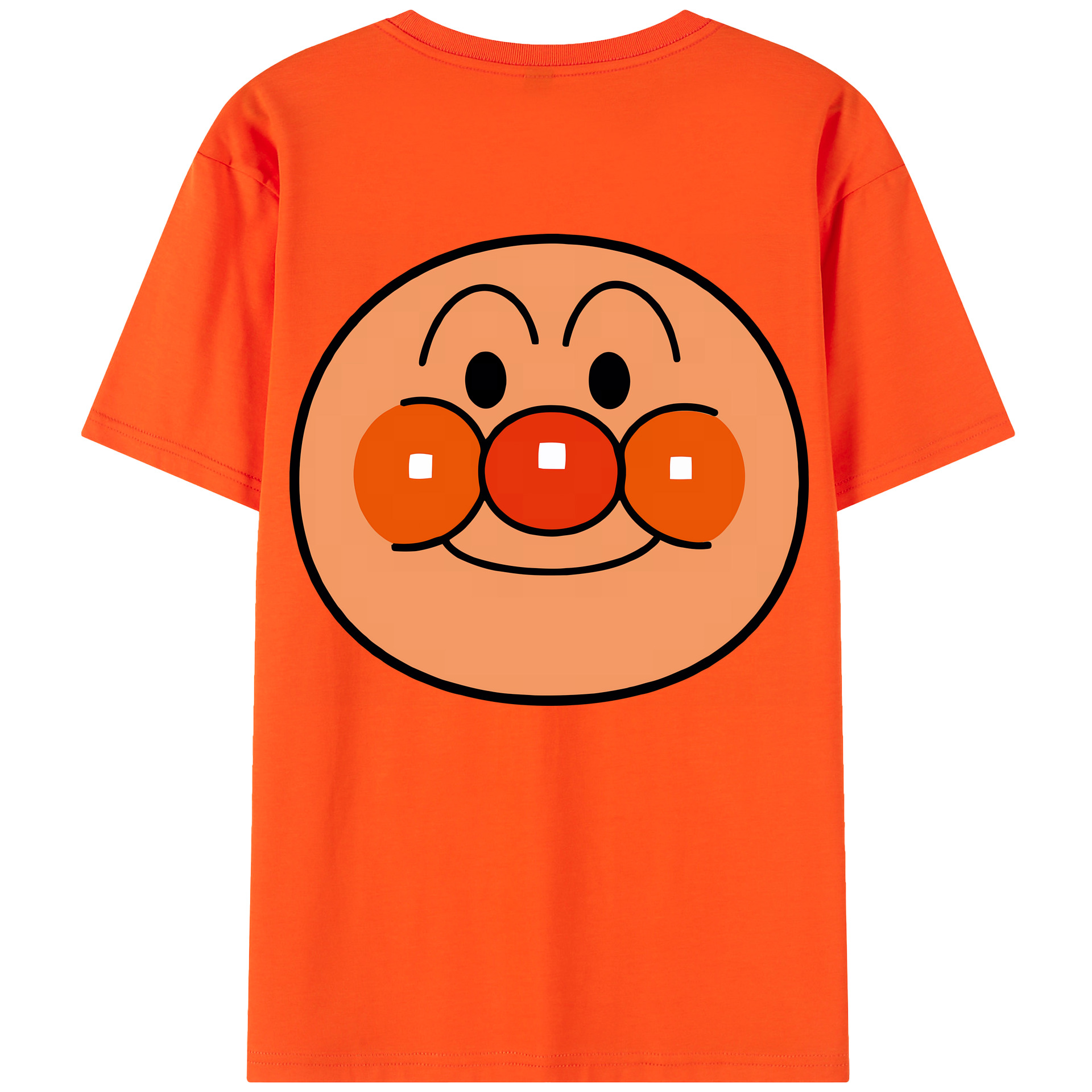 （画像用） アンパンマン Anpanman 綿100％半袖Tシャツ（背面プリント）