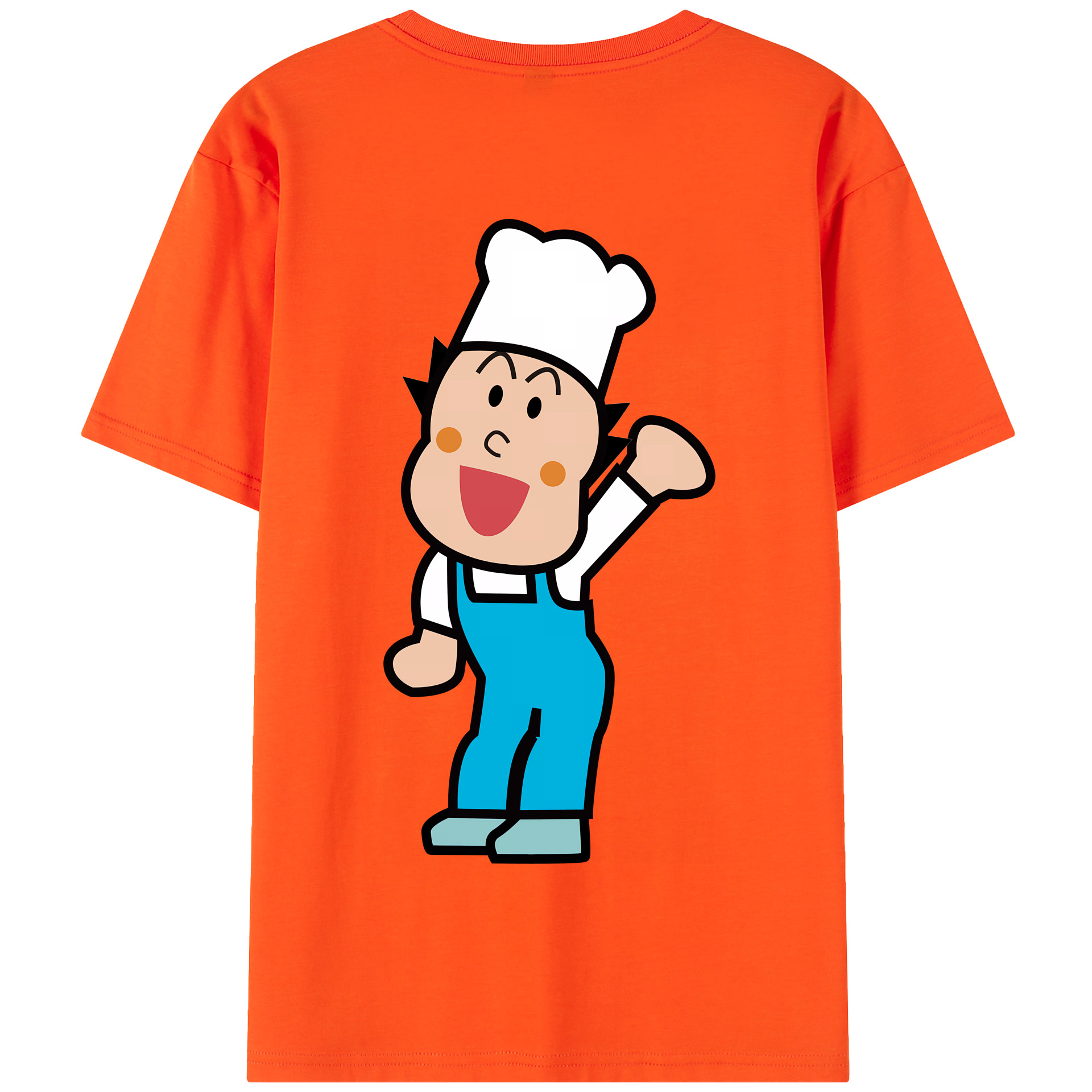 （画像用） アンパンマン Anpanman 綿100％半袖Tシャツ（背面プリント）