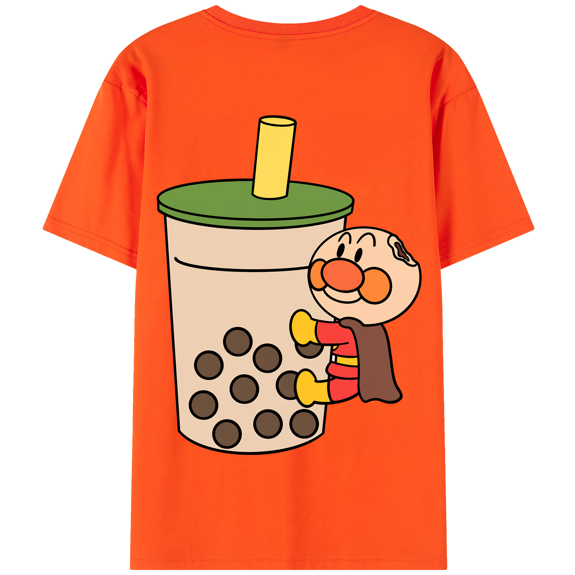 （画像用） アンパンマン Anpanman 綿100％半袖Tシャツ（背面プリント）