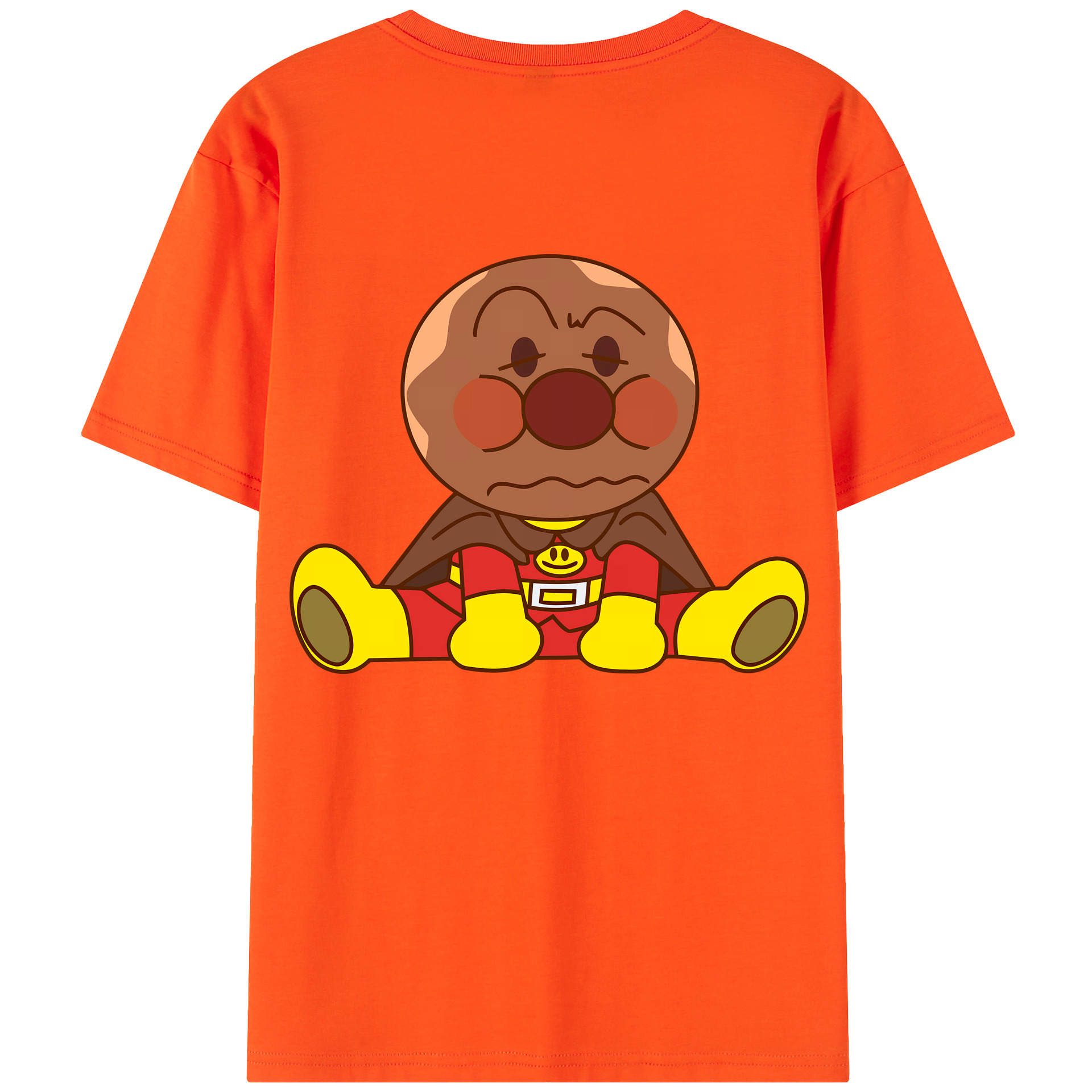 （画像用） アンパンマン Anpanman 綿100％半袖Tシャツ（背面プリント）