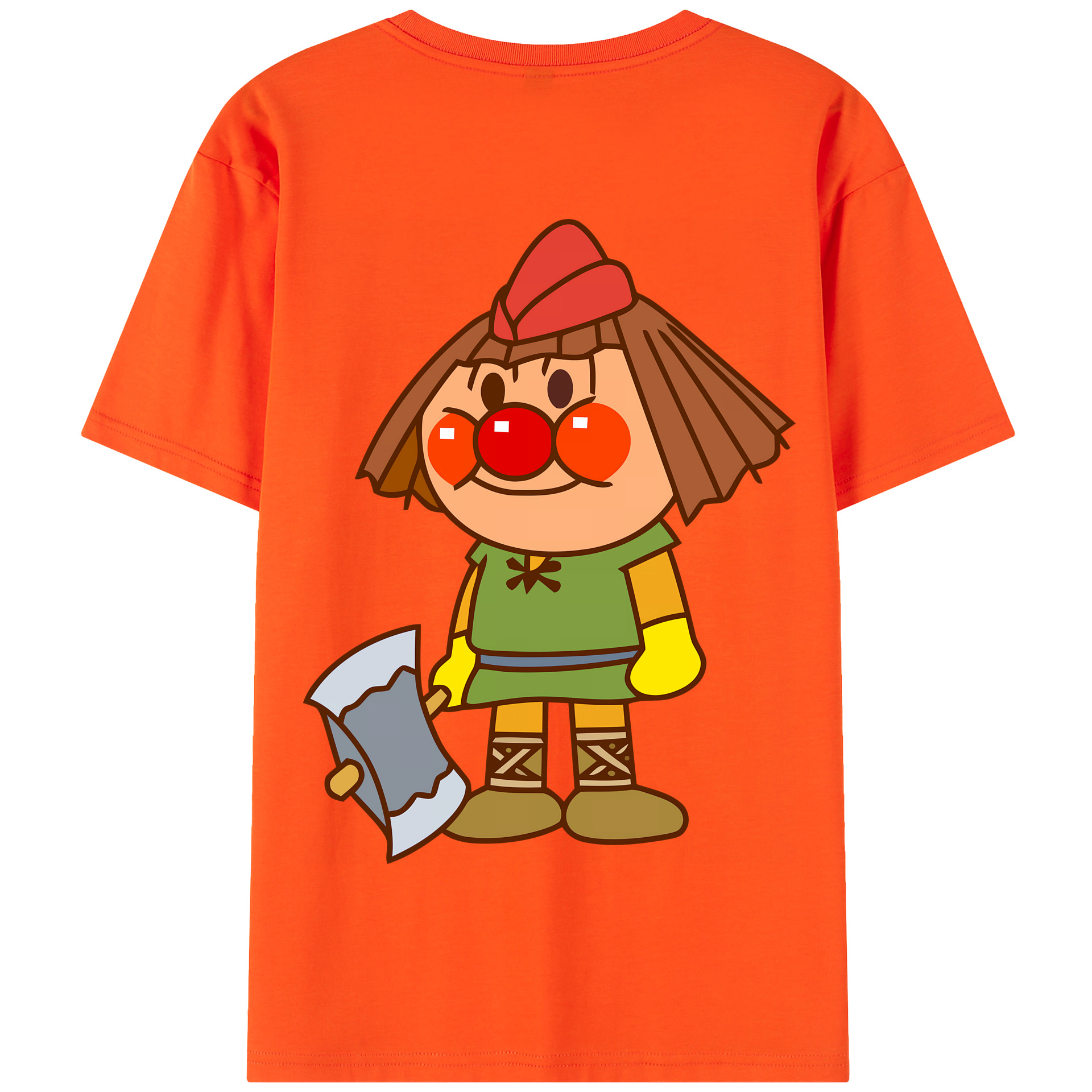 （画像用） アンパンマン Anpanman 綿100％半袖Tシャツ（背面プリント）