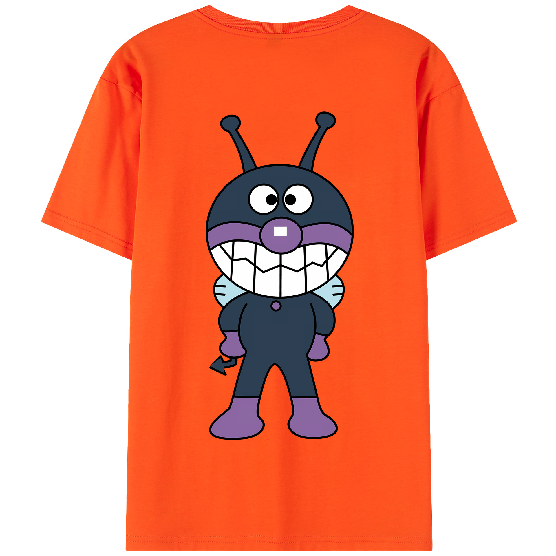 （画像用） アンパンマン Anpanman 綿100％半袖Tシャツ（背面プリント）